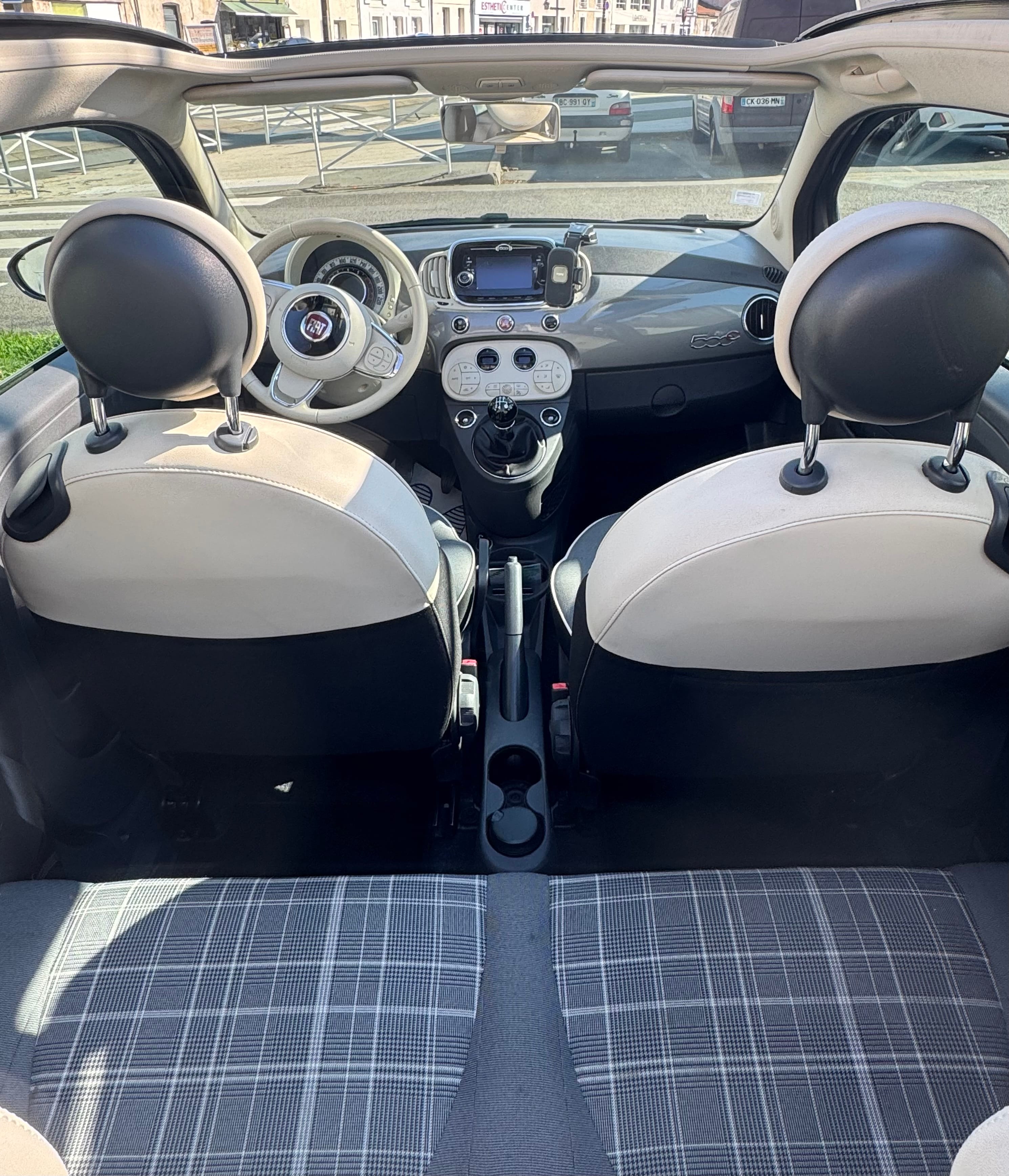 Fiat 500 C 1.2 Mpi LOUNGE avec Port USB