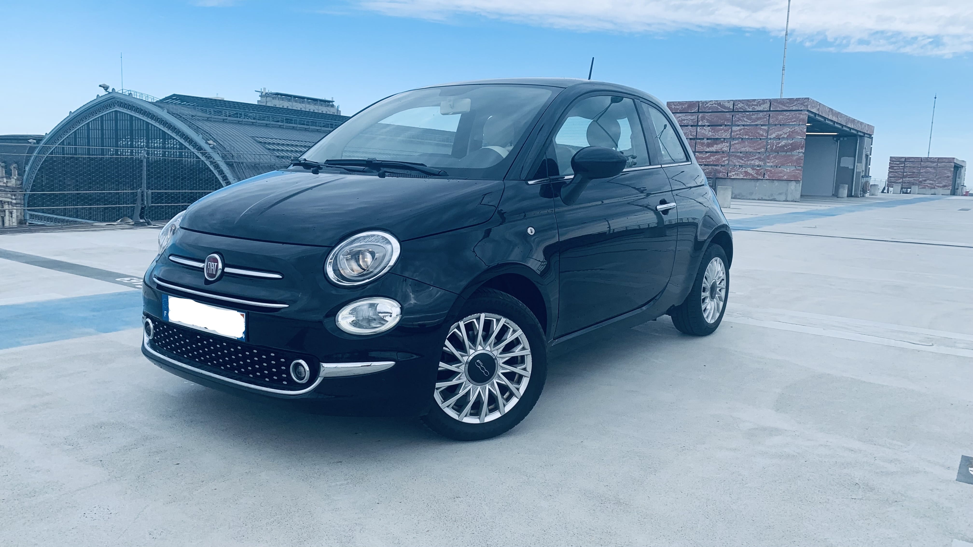 Fiat 500 Lounge Toit panoramique 328, 2018, Essence 95