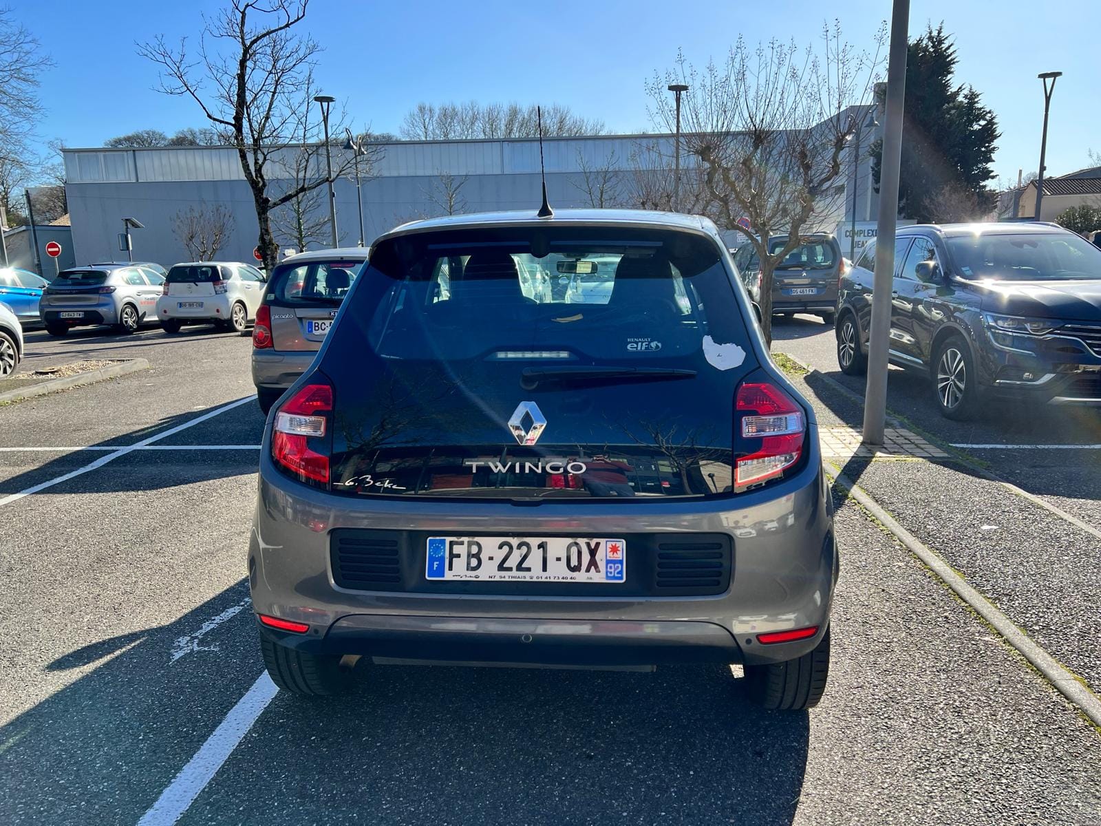 Renault Twingo III avec Siège bébé