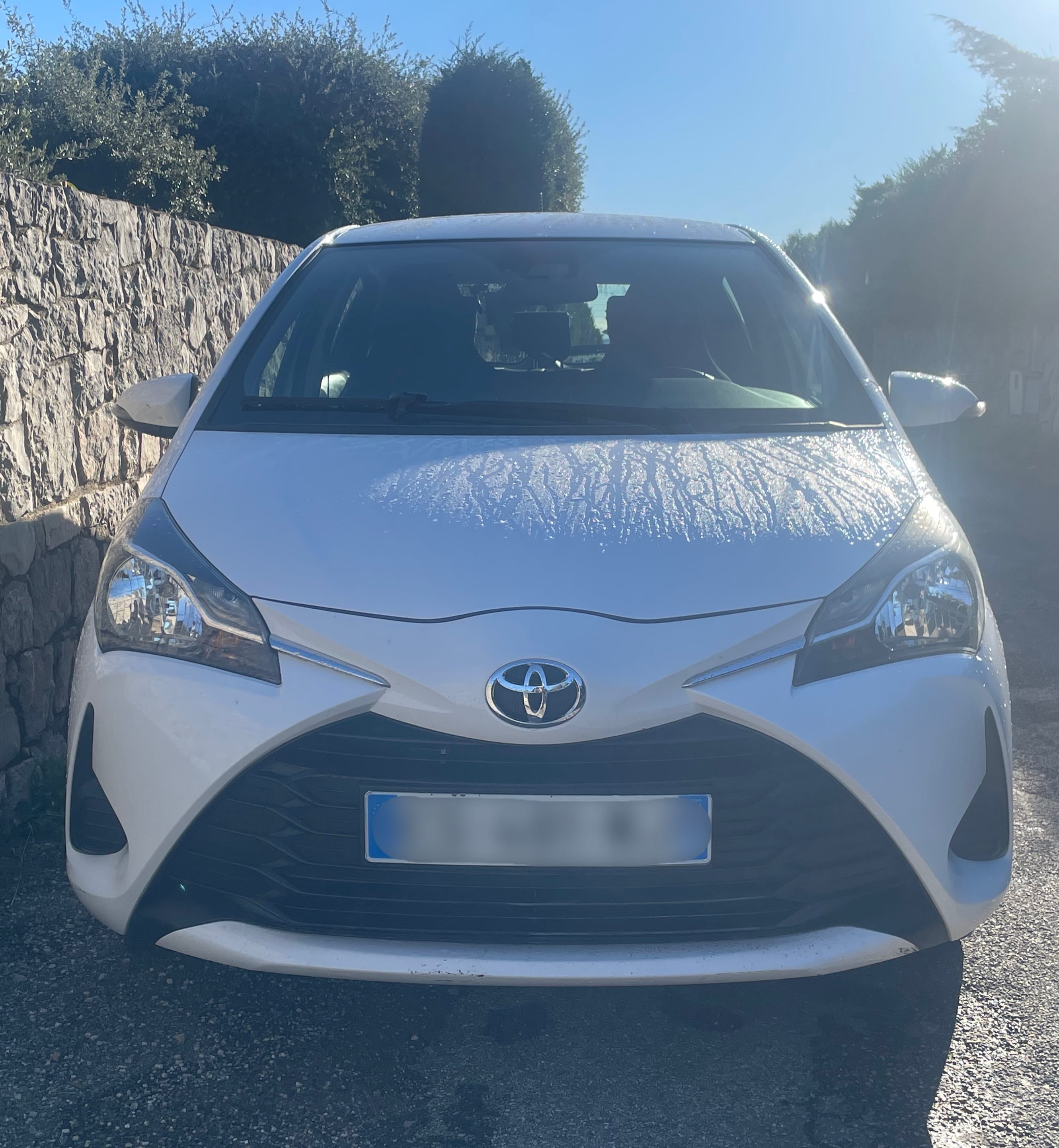 Toyota Yaris avec Pneus neige
