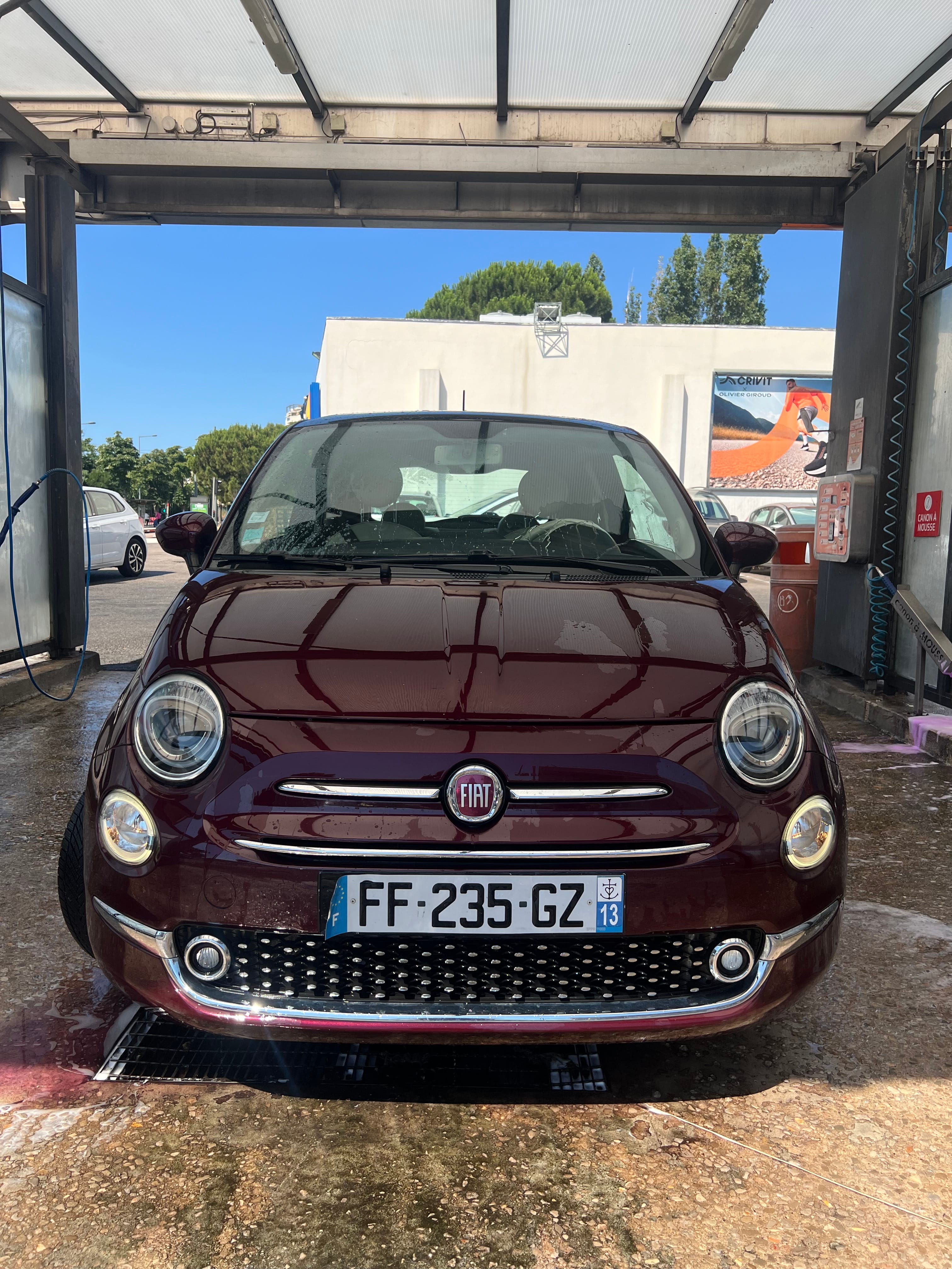 Fiat 500 avec GPS