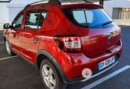 Dacia Sandero Stepway avec GPS