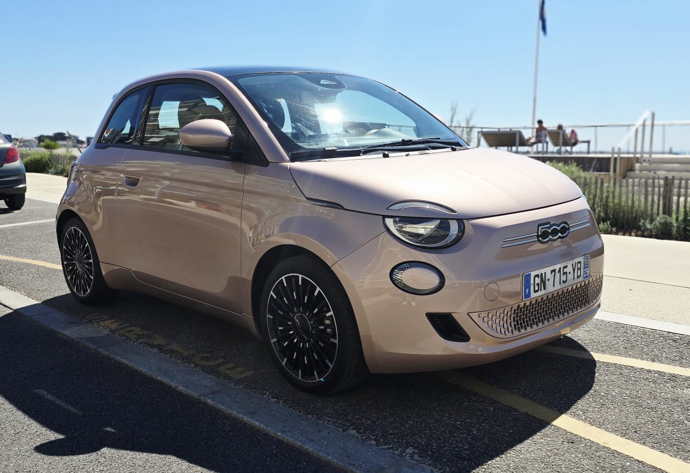 Fiat 500e avec Android Auto