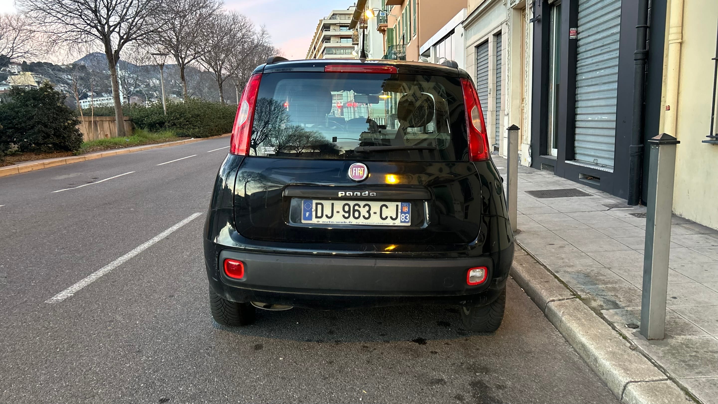 Fiat Panda avec Siège bébé