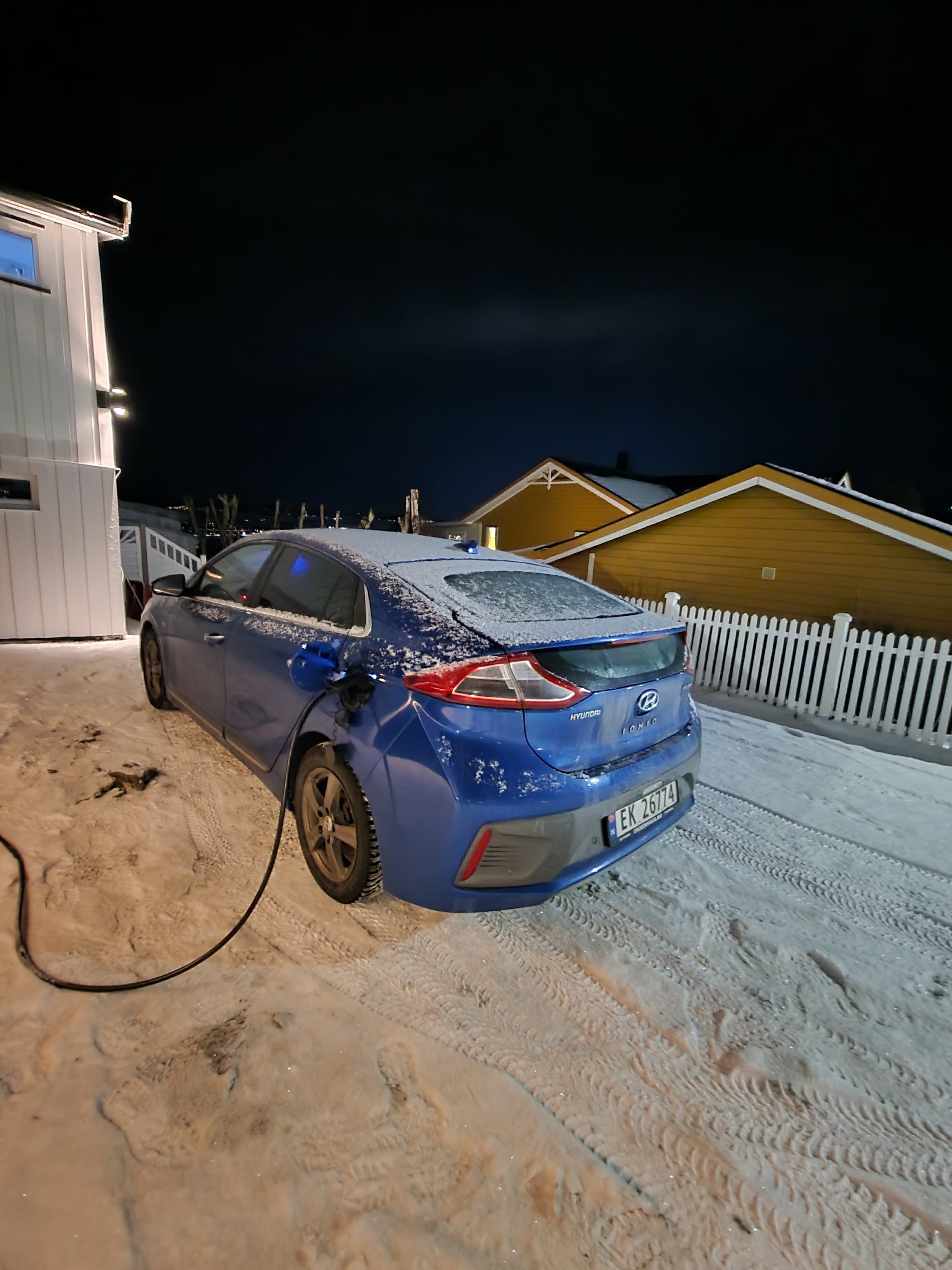 Hyundai Ioniq med Ryggekamera