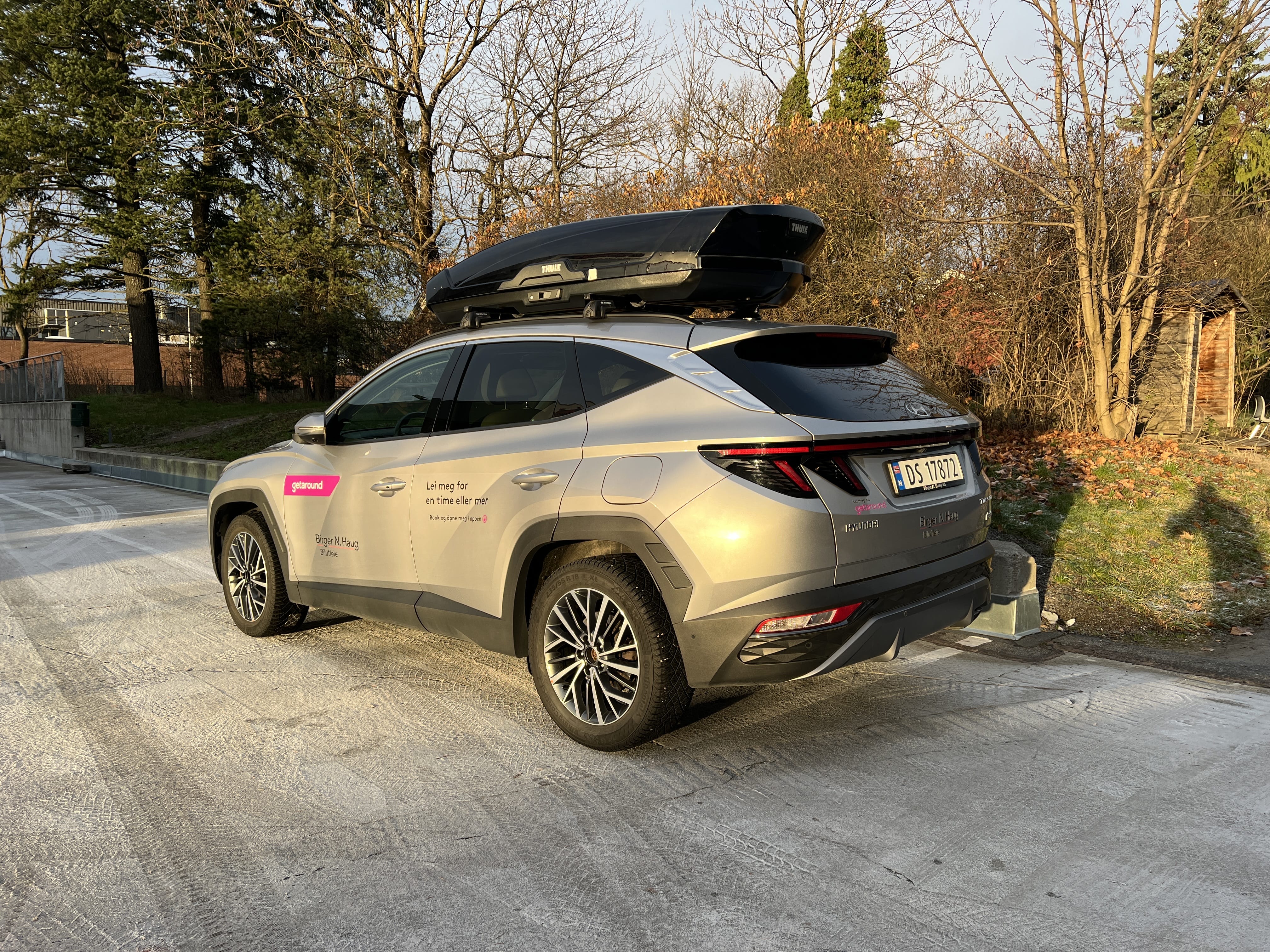 Hyundai Tucson Hybrid Limited m/Skiboks with GPS