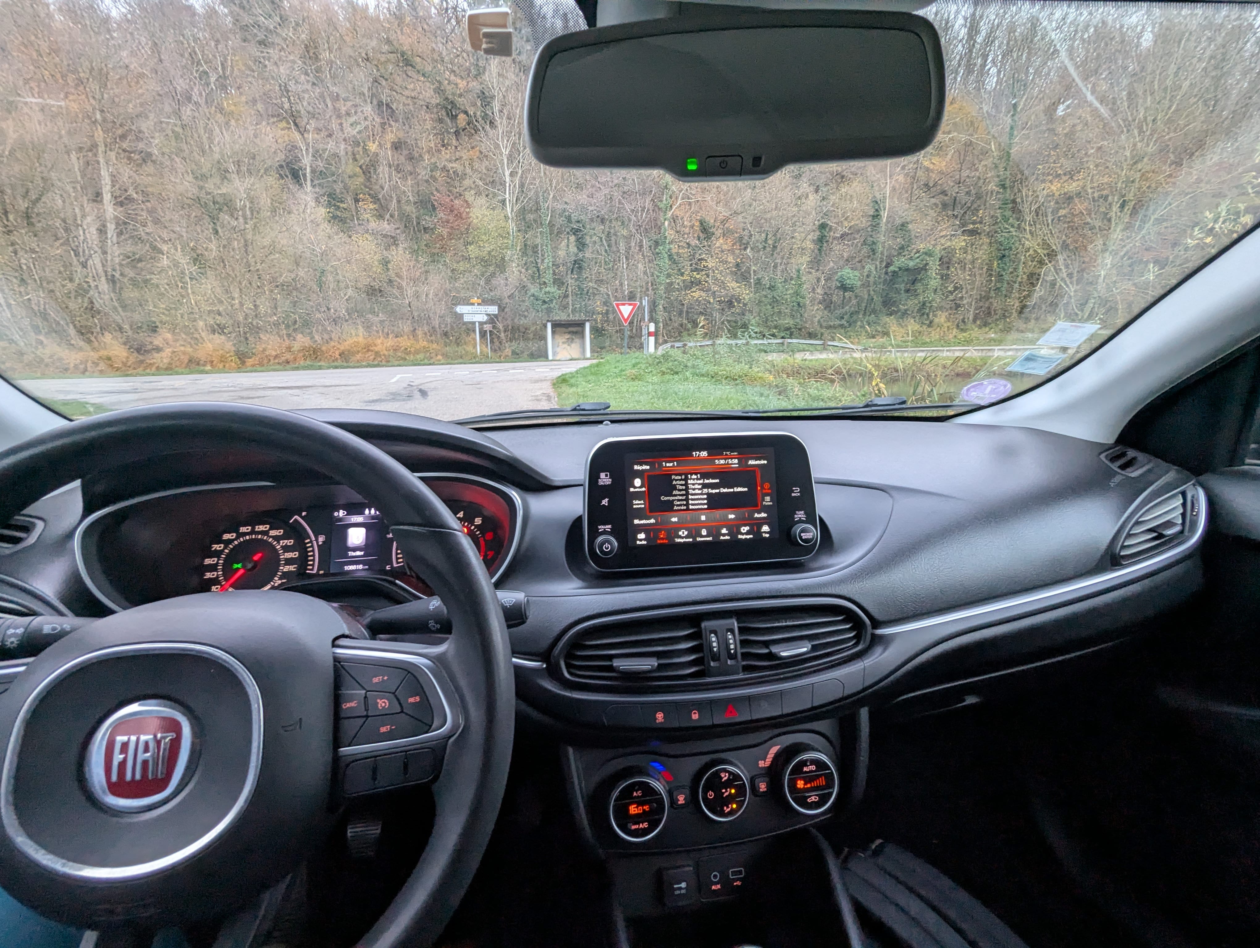 Fiat Tipo avec Entrée audio / iPod