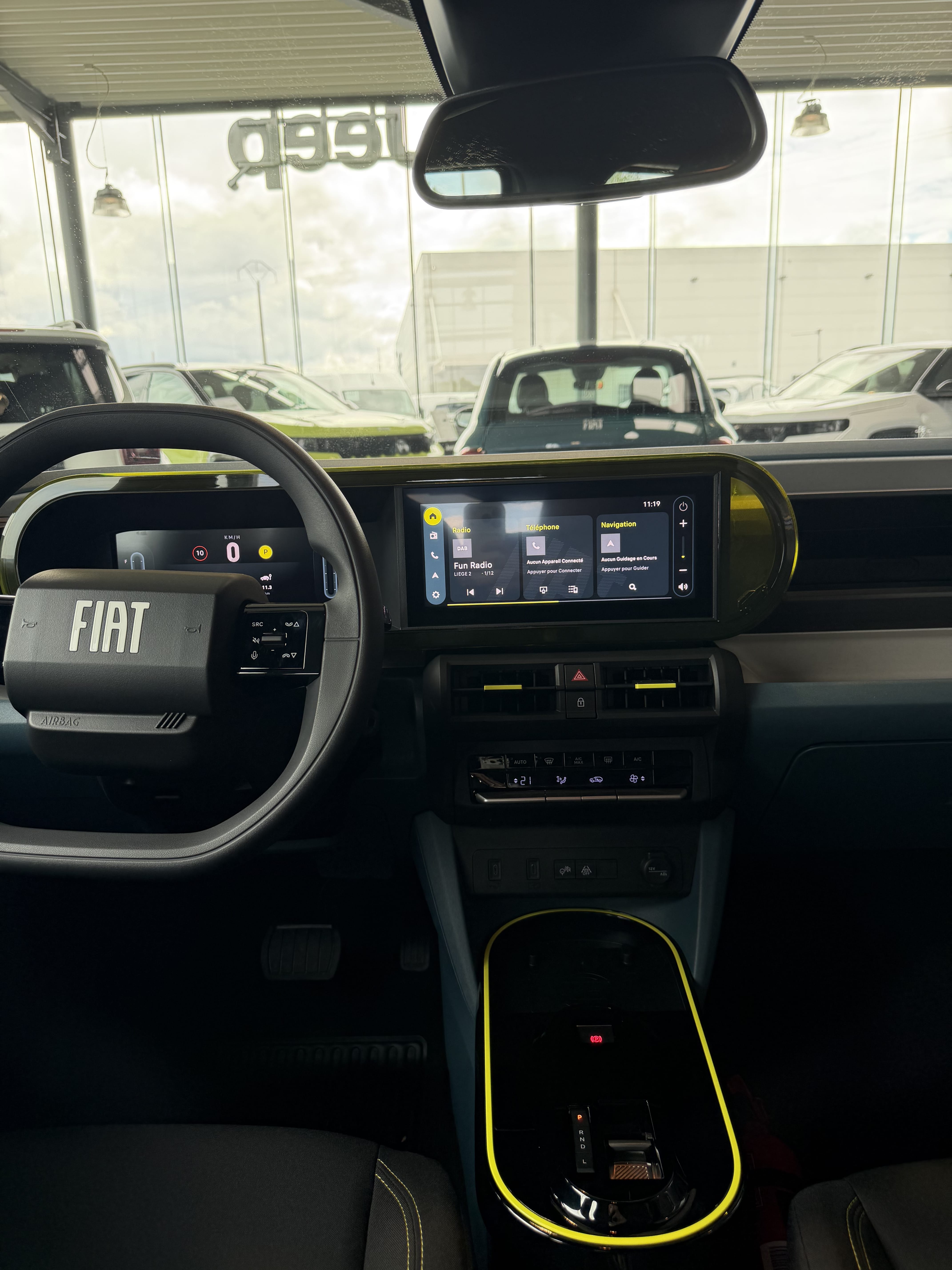 Fiat Grande Panda met GPS