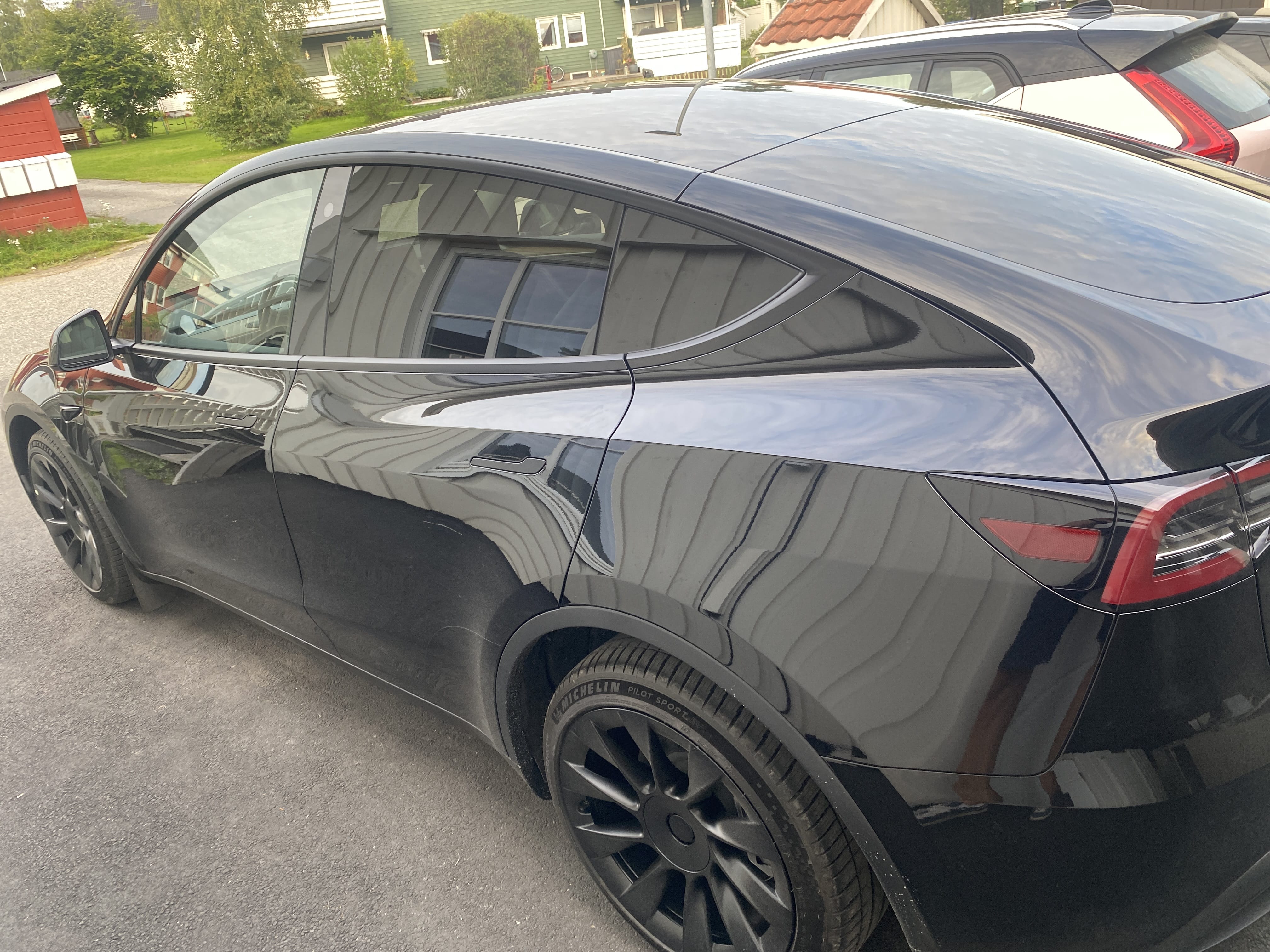 Tesla Model Y with Air conditioning