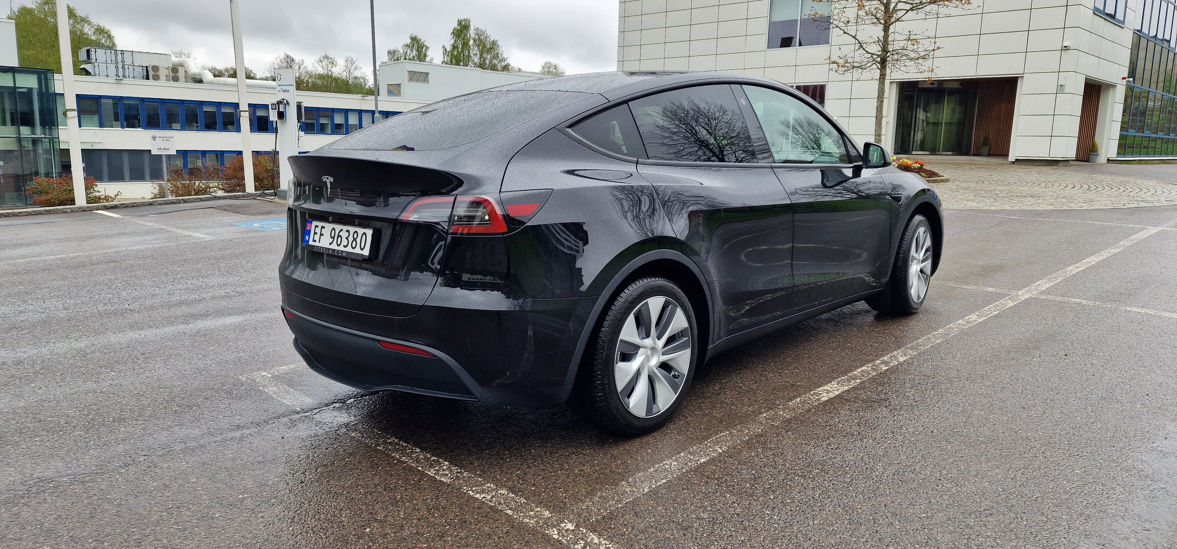 Tesla Model Y with GPS