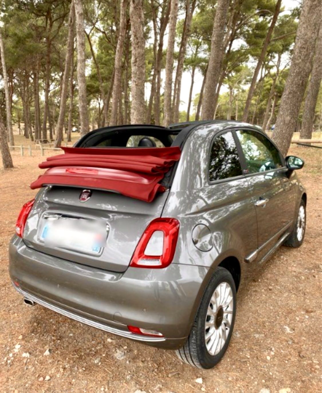 Fiat 500 C avec GPS