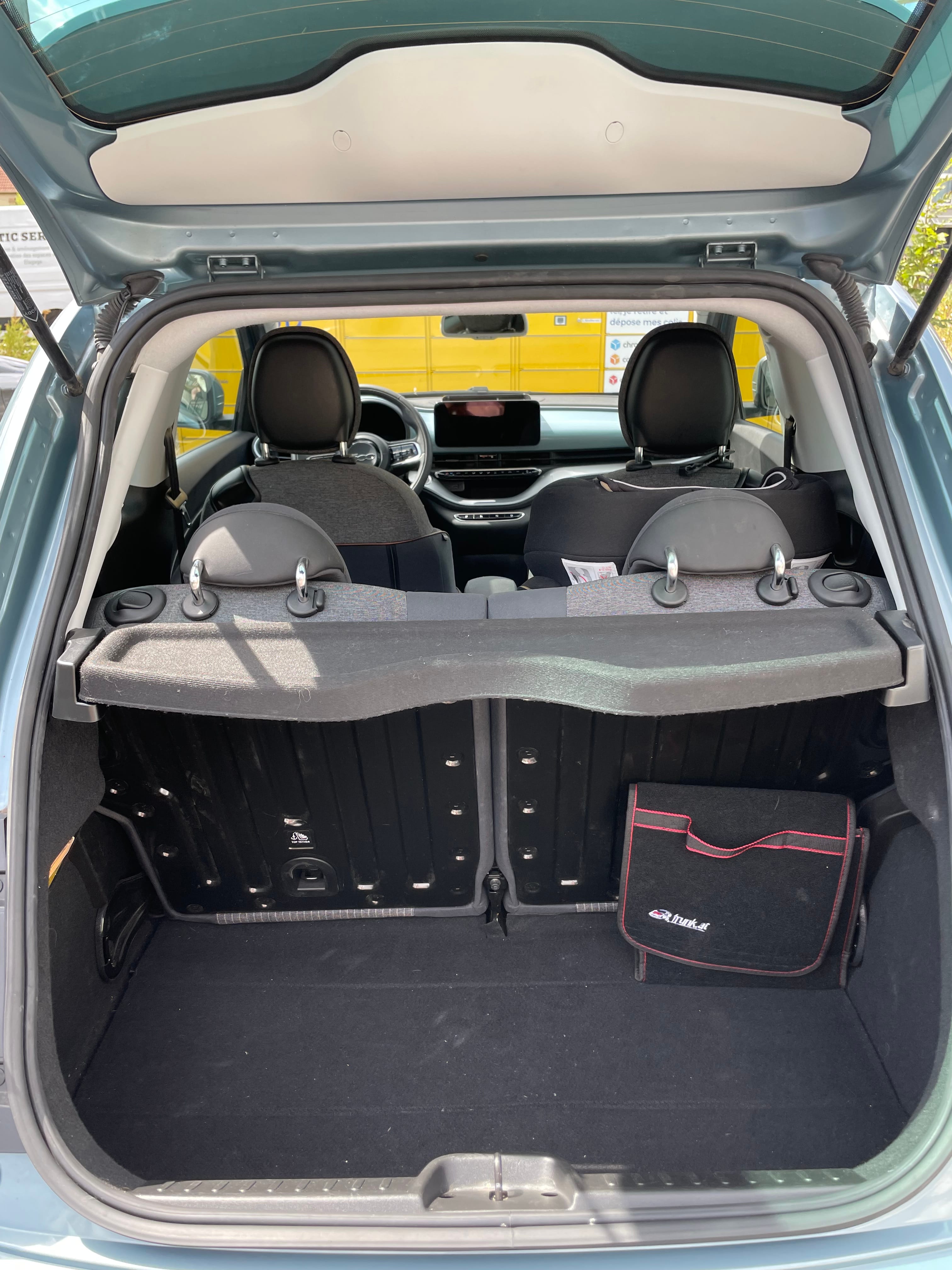Fiat 500e avec Siège bébé