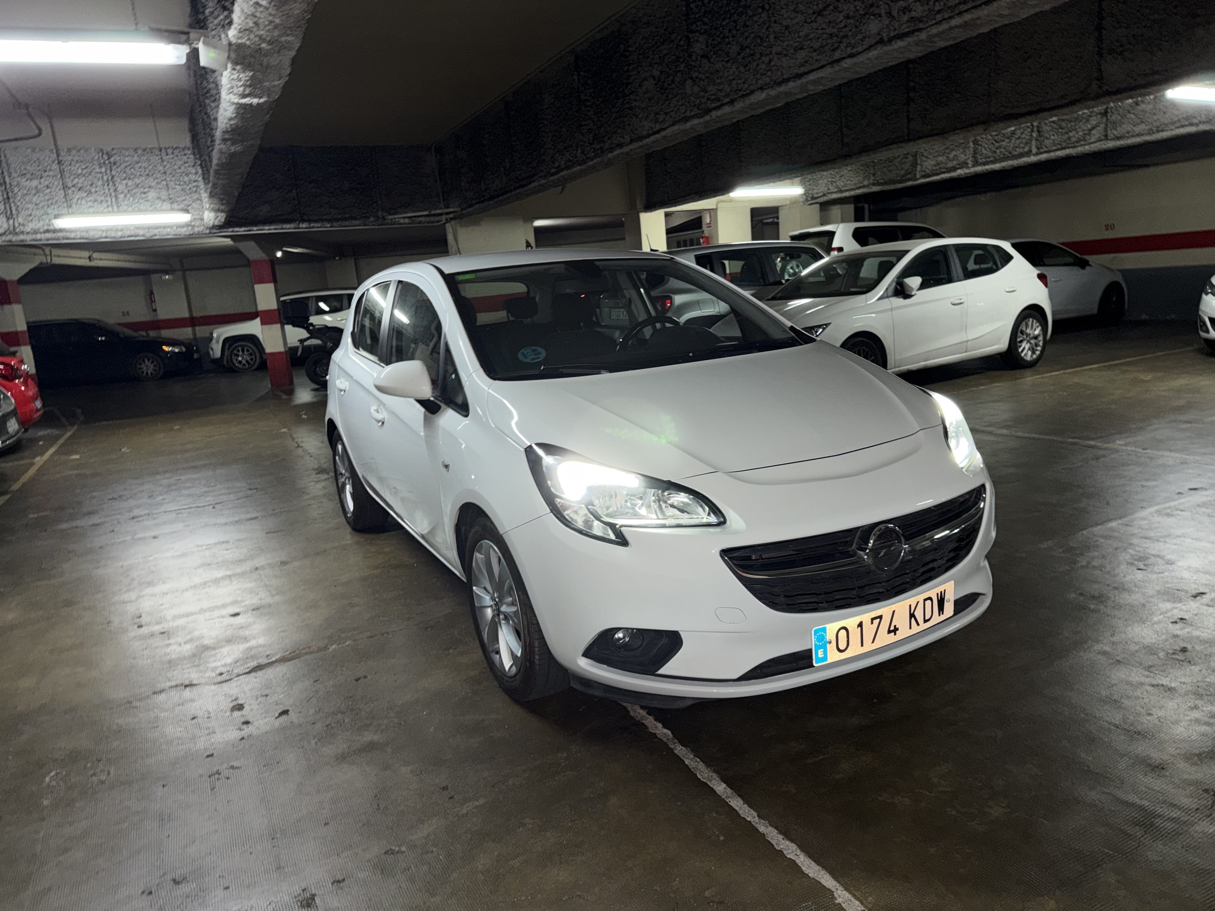 Opel Corsa avec Siège bébé