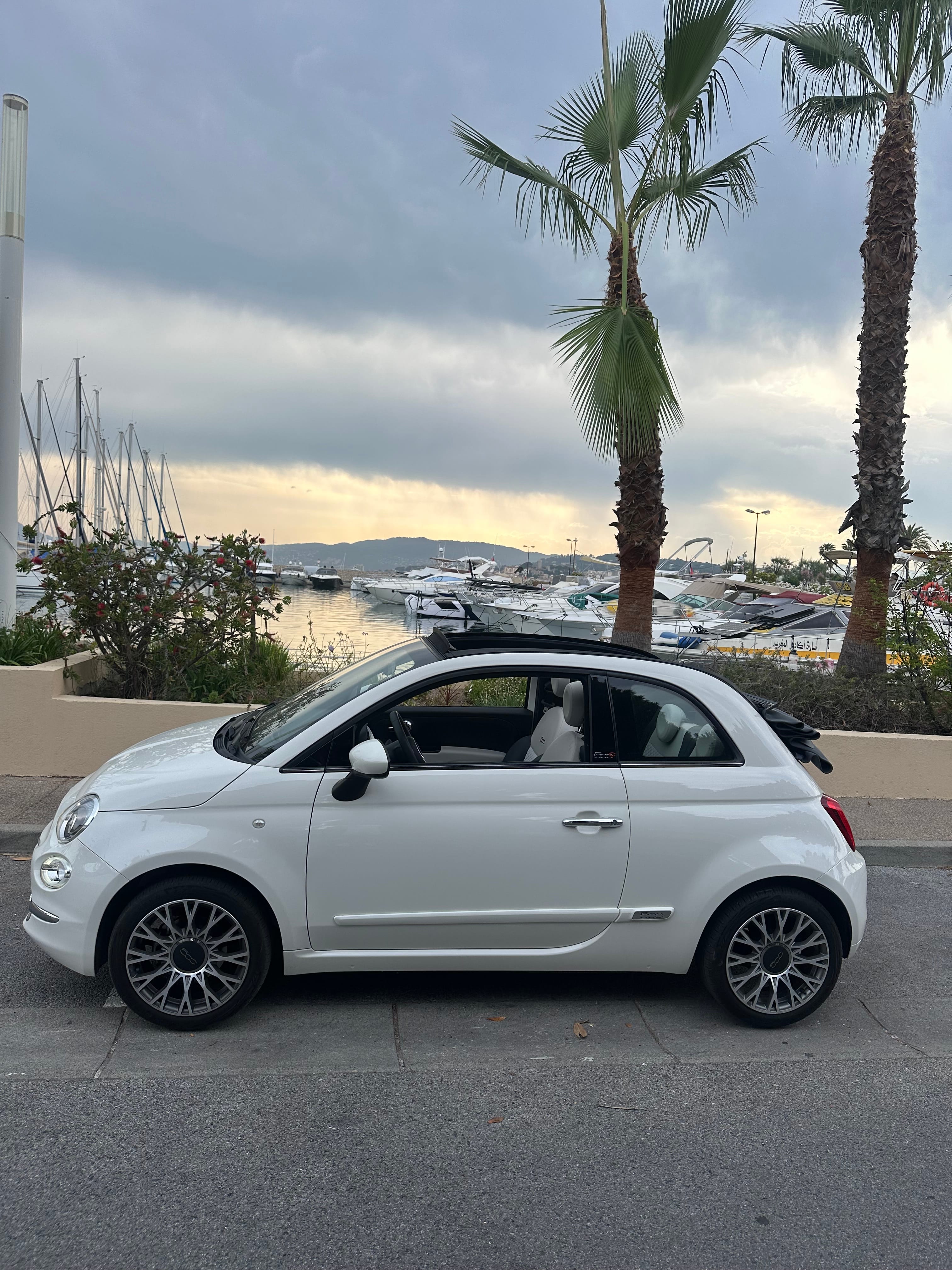 Fiat 500 C avec Climatisation