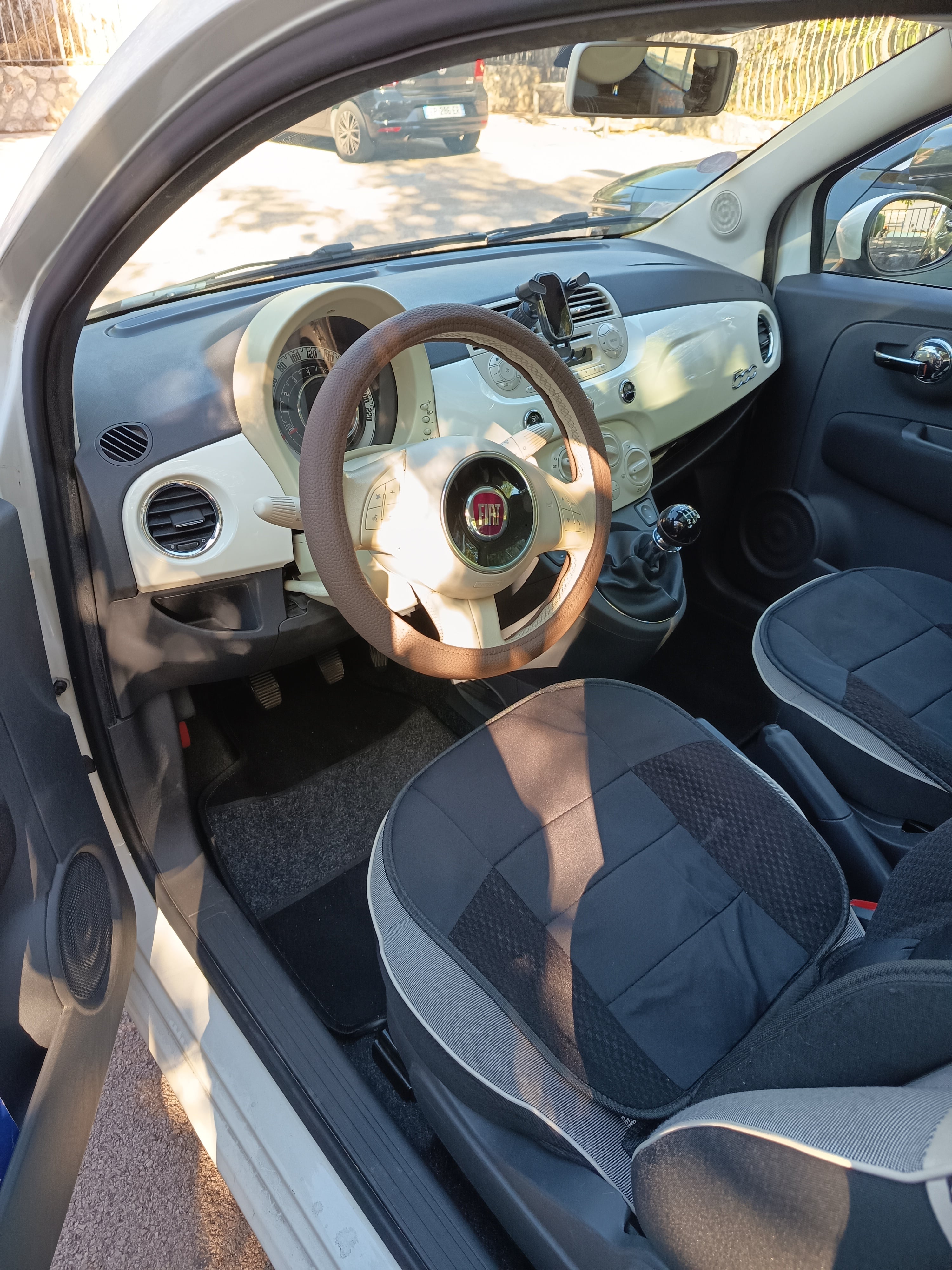 Fiat 500 met Autoradio