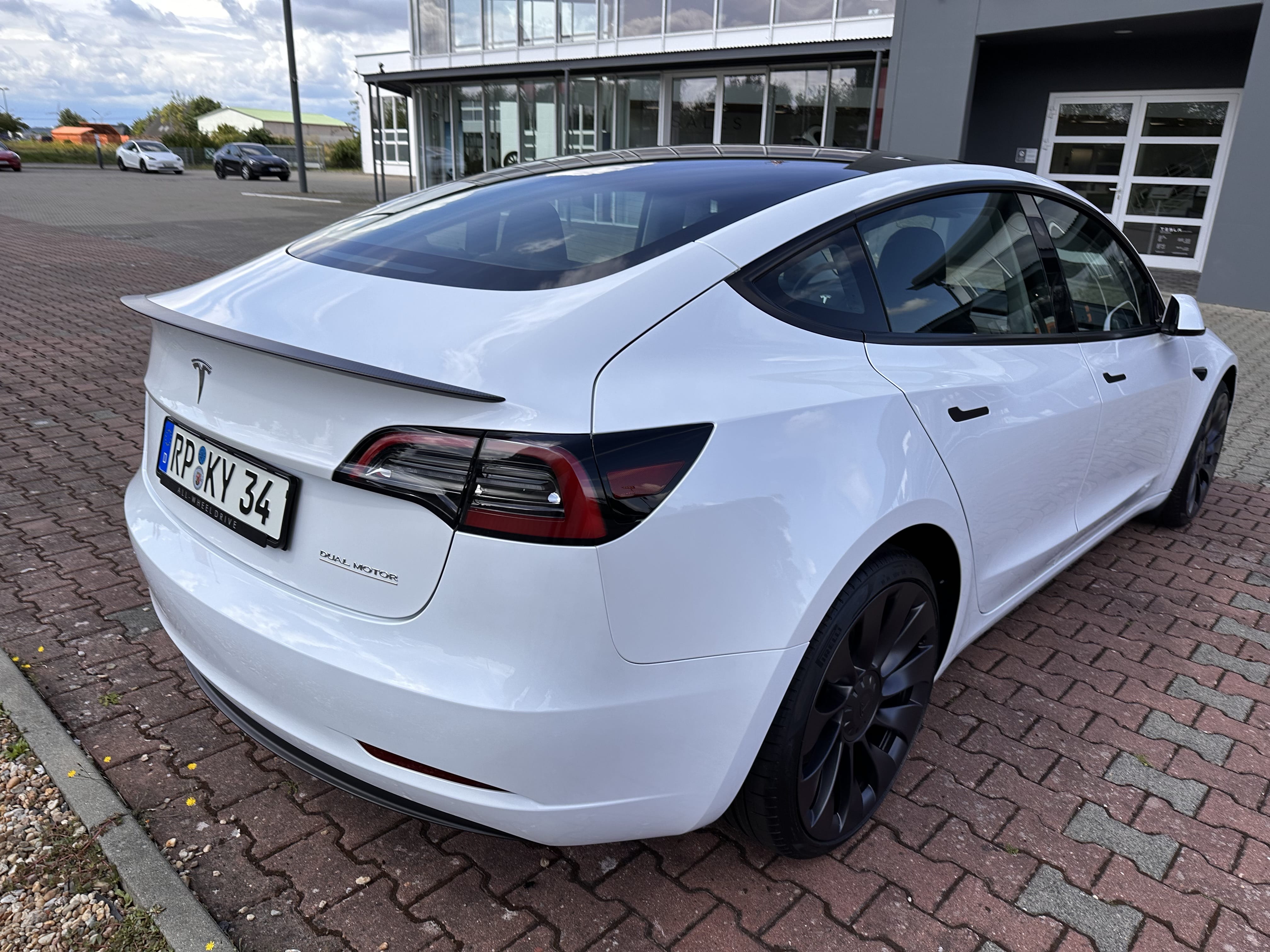 Tesla Model 3 mit Klimaanlage