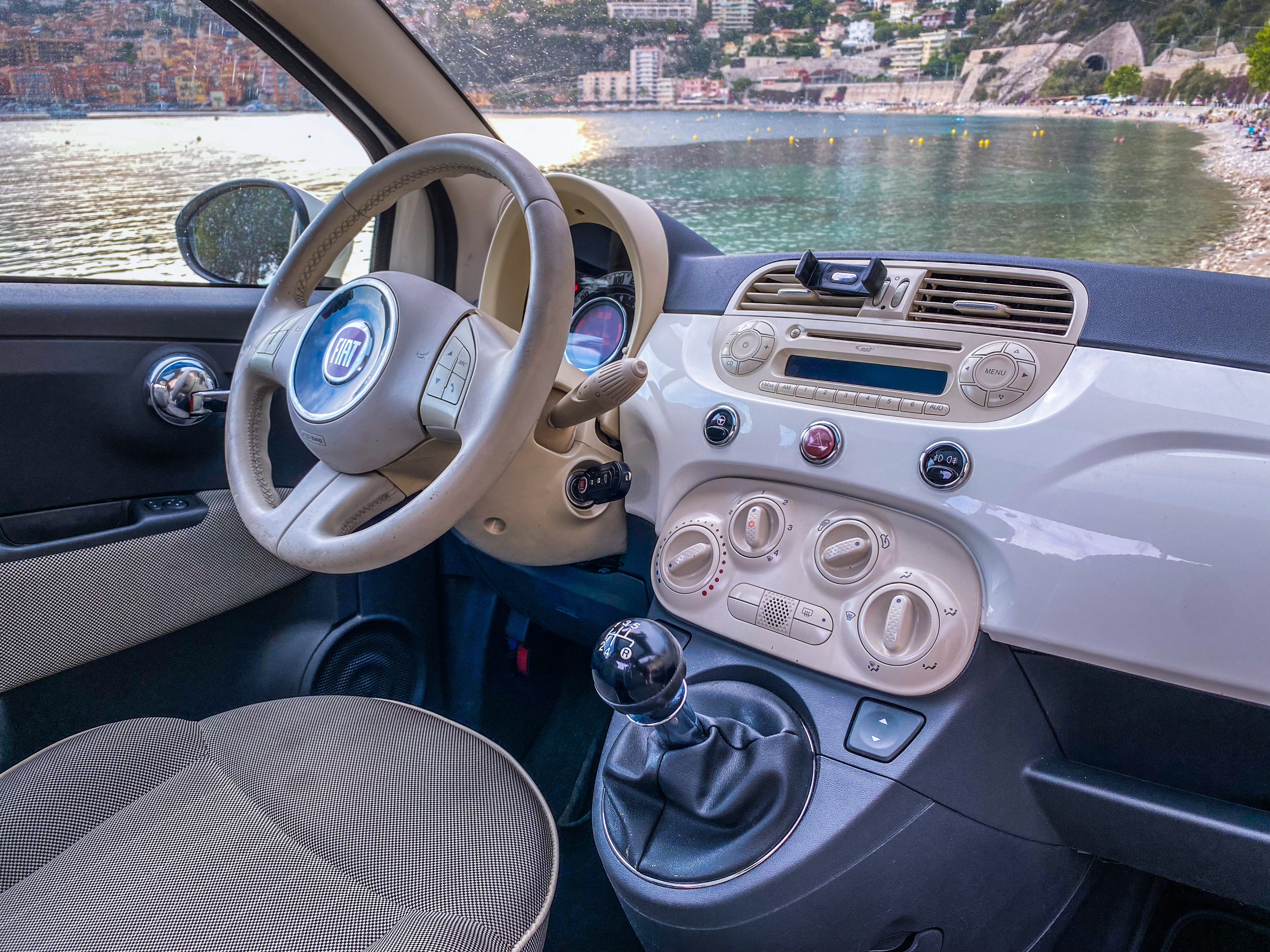 Fiat 500 760 avec Siège bébé