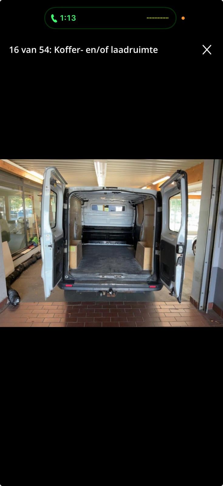 Renault Trafic met USB-oplaadpoorten