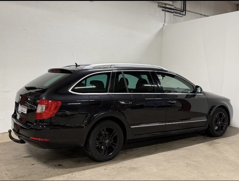 Skoda Superb med Vinterdekk