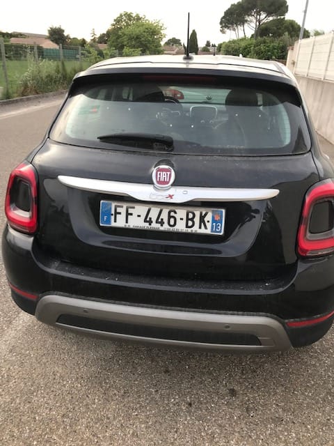 Fiat 500 X avec Caméra de recul