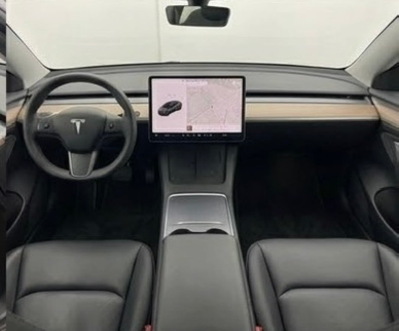Tesla Model Y med Ryggekamera