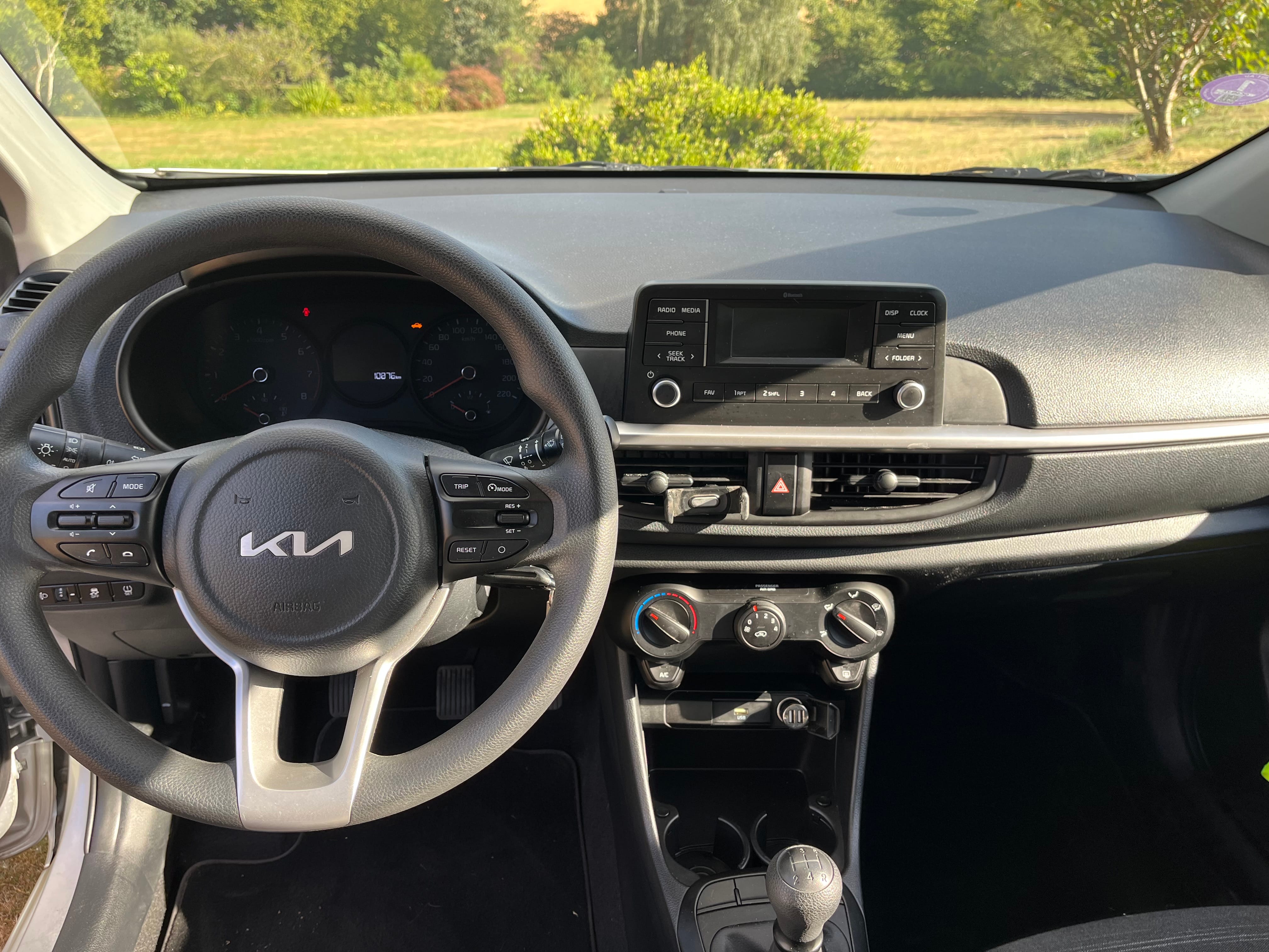 Kia Picanto with USB charging ports