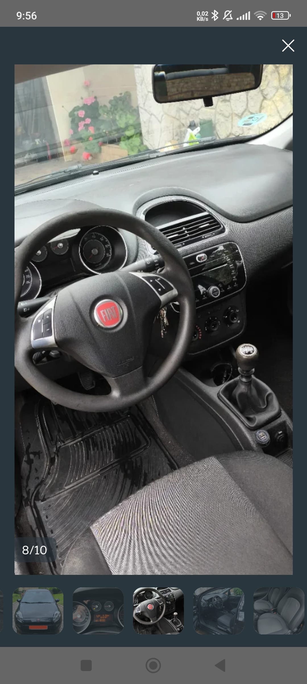 Fiat Punto med Vinterdekk