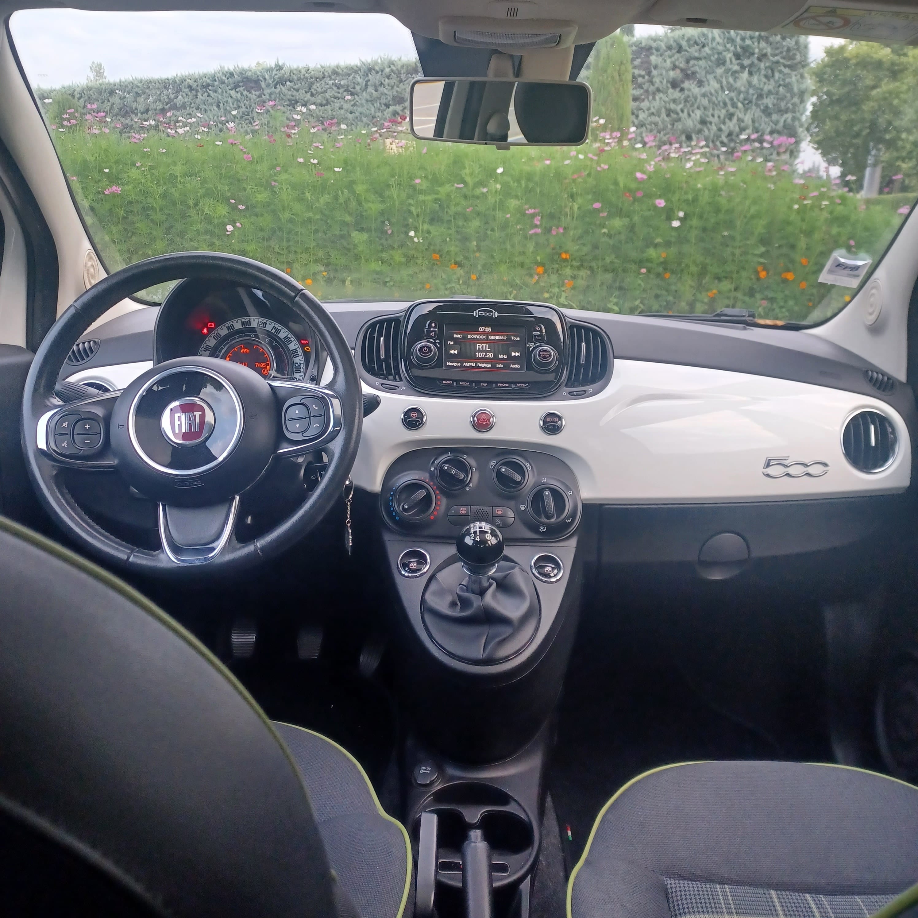 Fiat 500 1.2 Lounge 69 ch. avec Audio Bluetooth