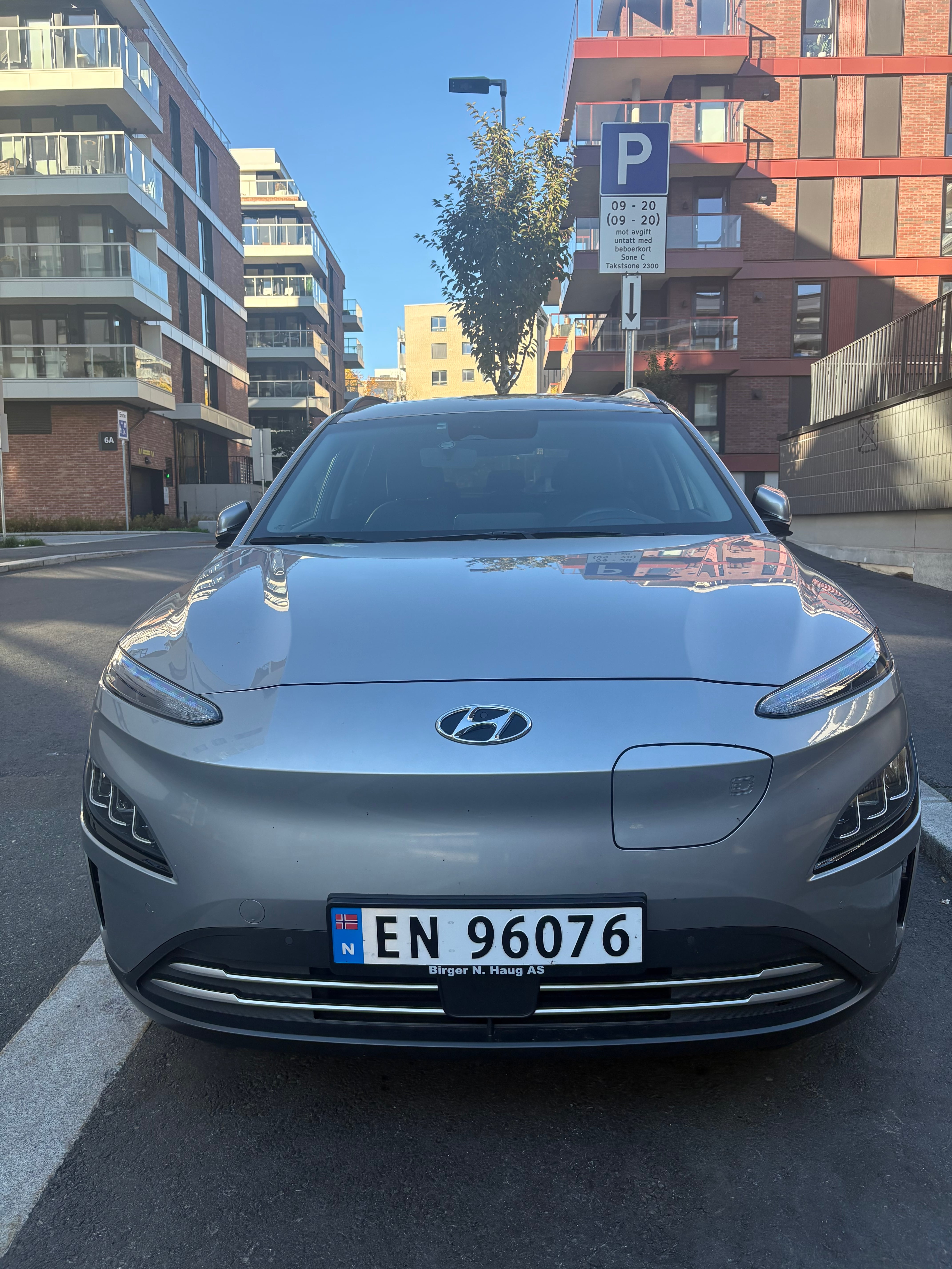 Hyundai Kona Electric med Cruisekontroll