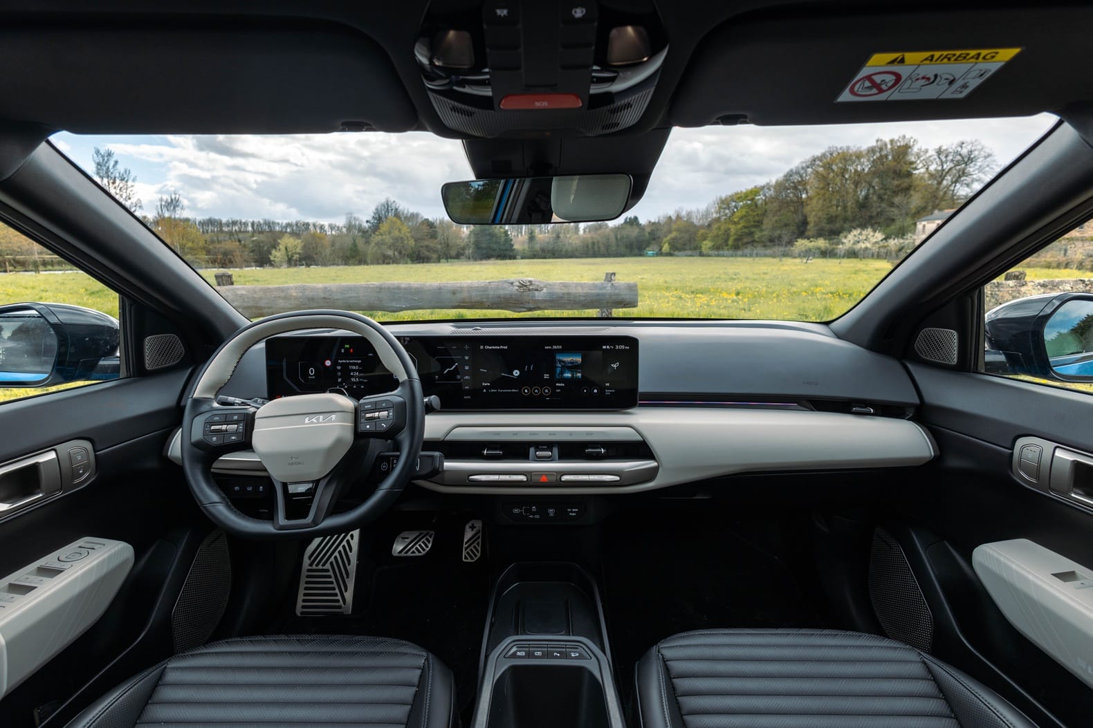 Kia EV4 con GPS