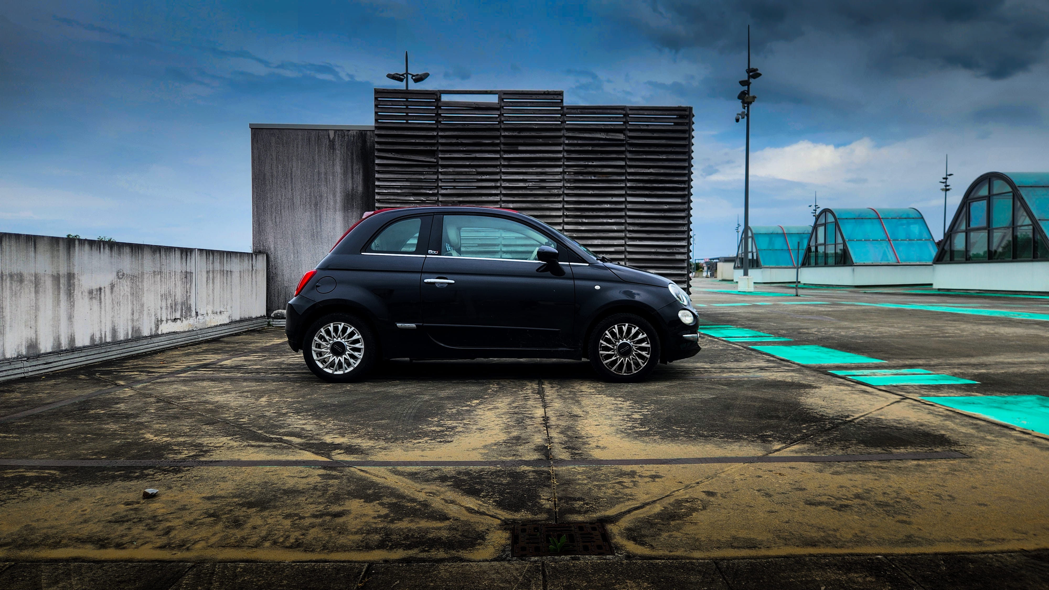 Fiat 500 C avec GPS