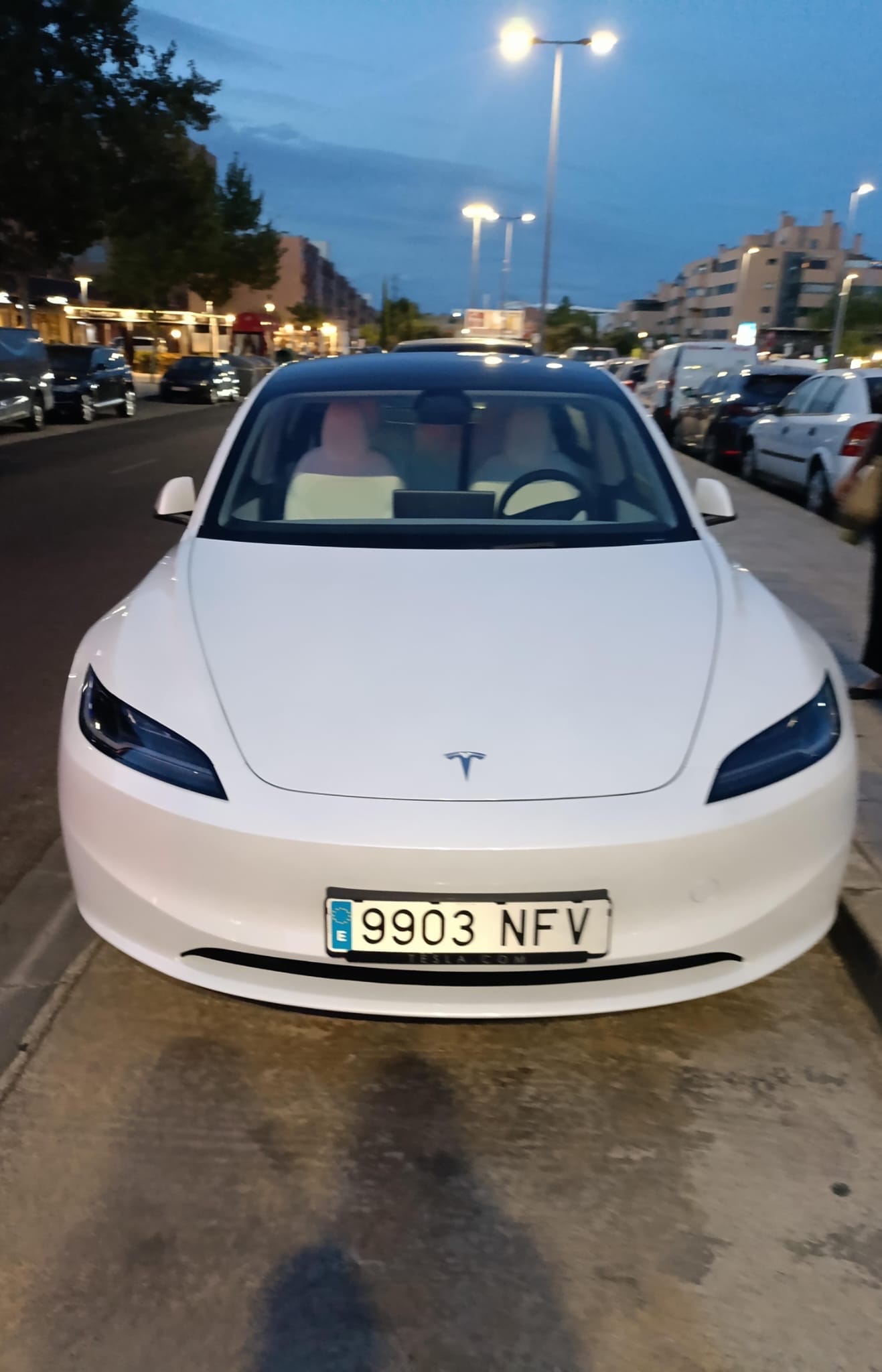 Tesla Model 3 con Aire acondicionado