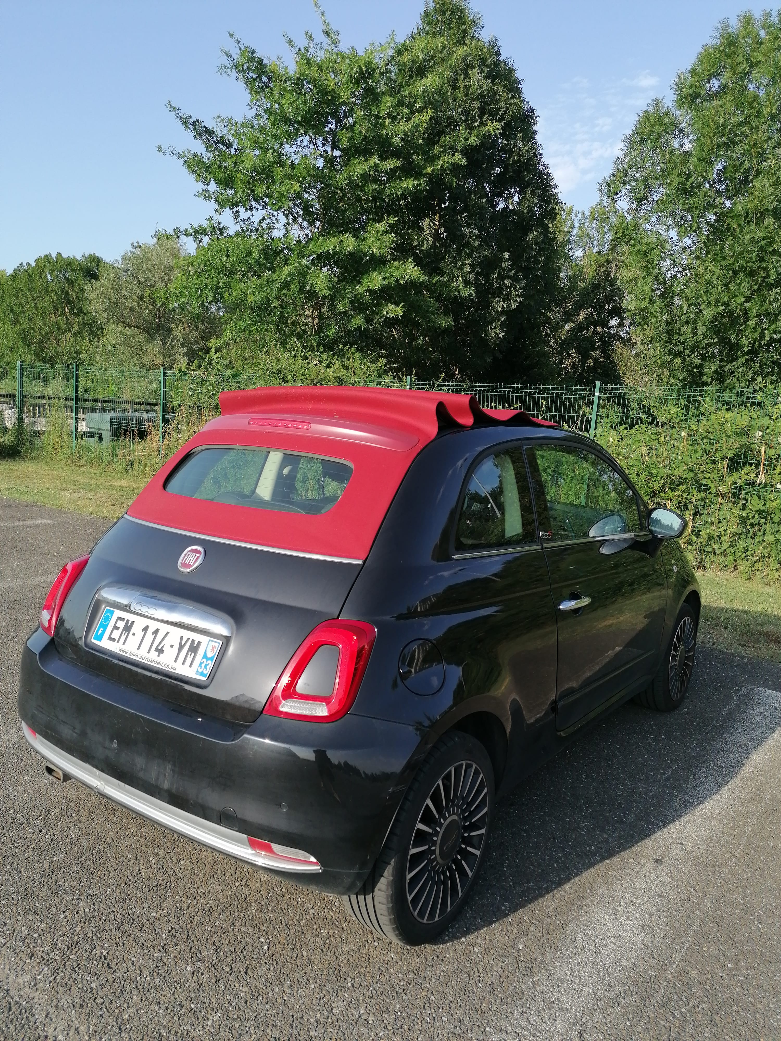 Fiat 500 C avec GPS