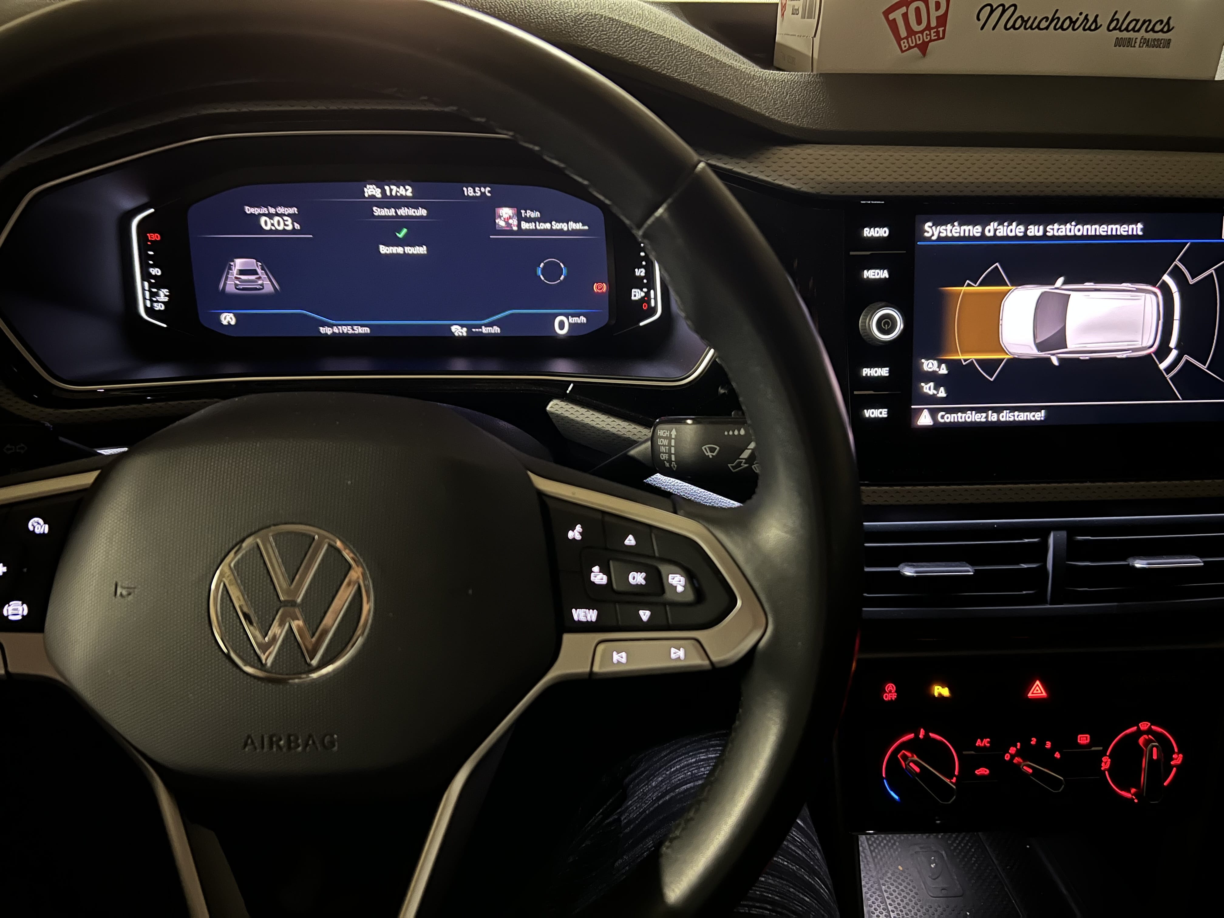 Volkswagen T-Cross avec Régulateur de vitesse