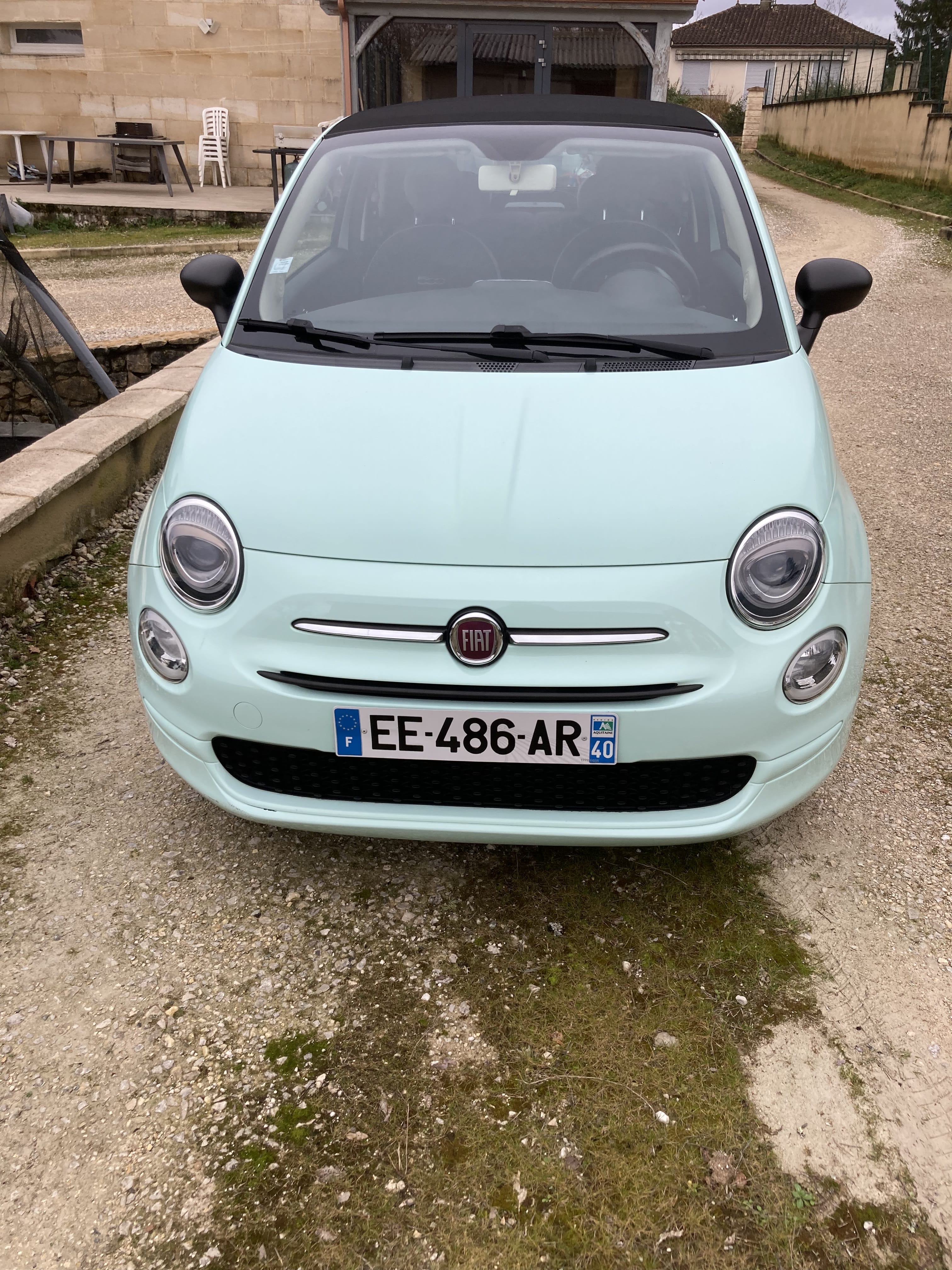 Fiat 500 C 1,2L cabriolet avec Audio Bluetooth