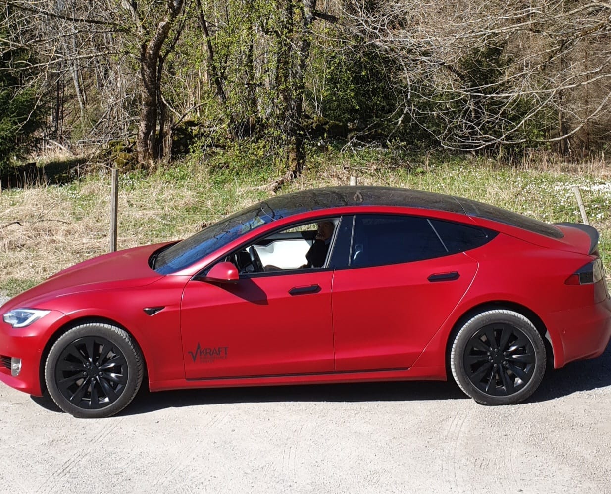 Tesla Model S med GPS