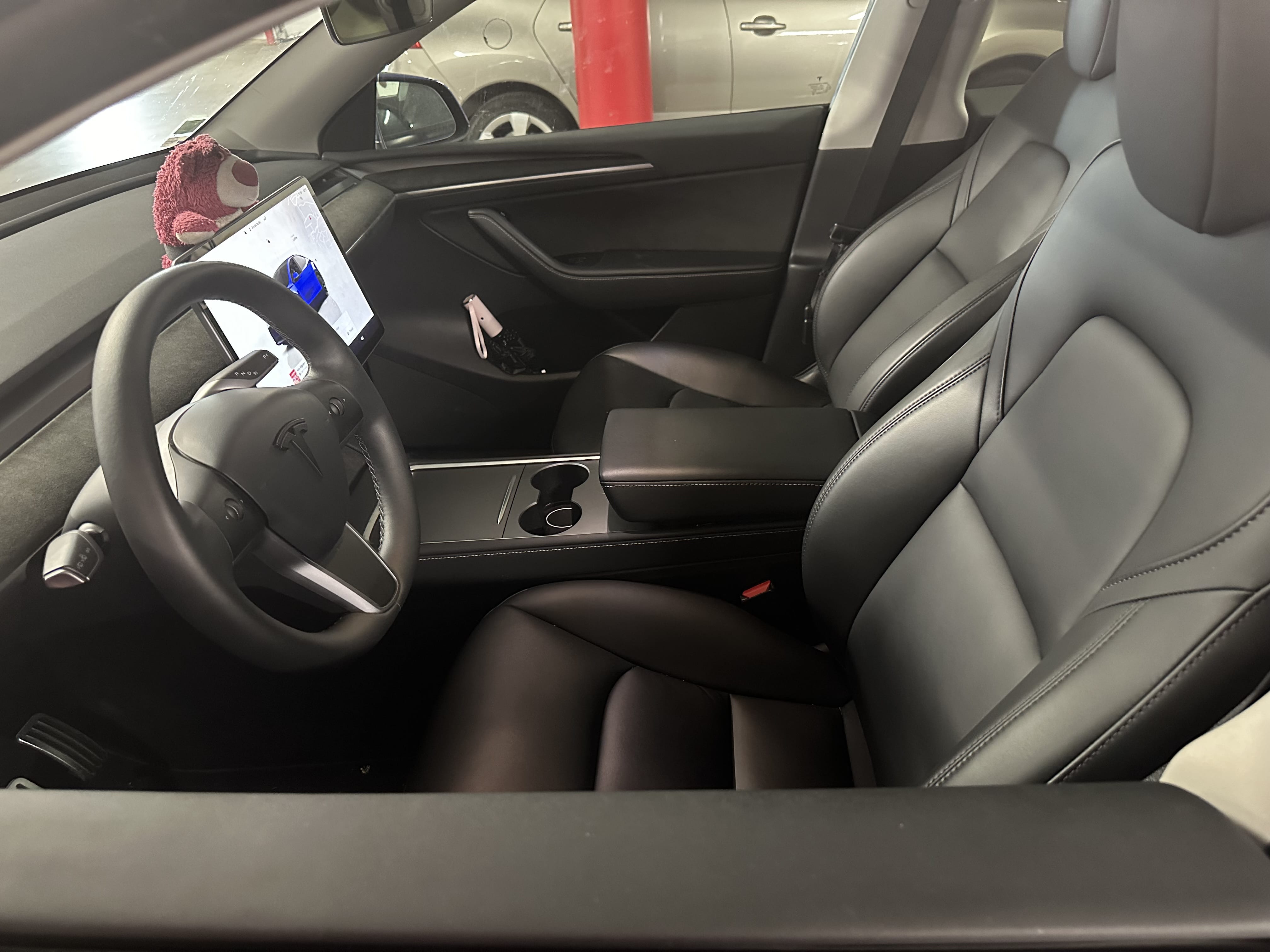 Tesla Model Y med Ryggekamera