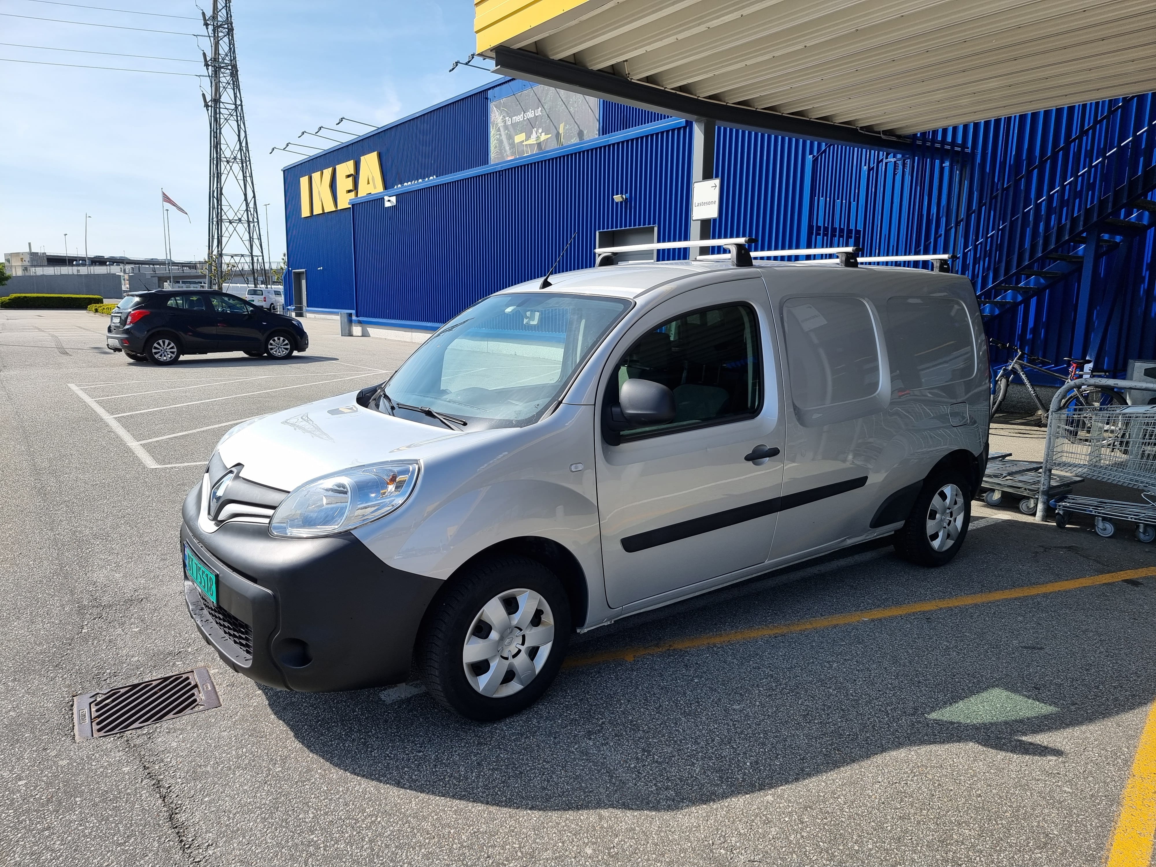 Renault Kangoo Varebil 1.5 Diesel, Manual, 4mc2, 3 seats, freecamping possible