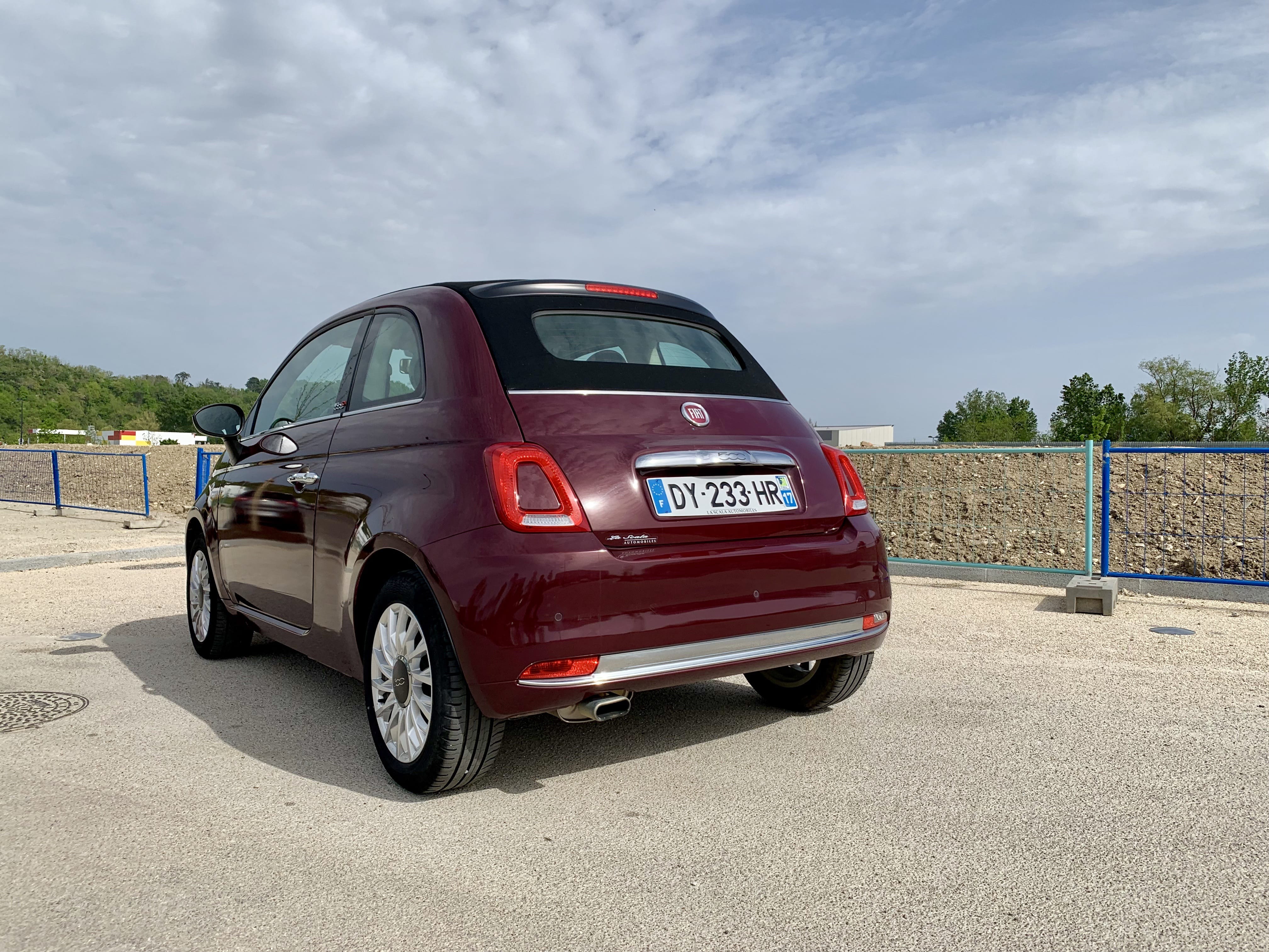 Fiat 500 C  Partez à l’aventure avec notre Fiat 500 Cab – Style, Confort et Liberté à Bordeaux