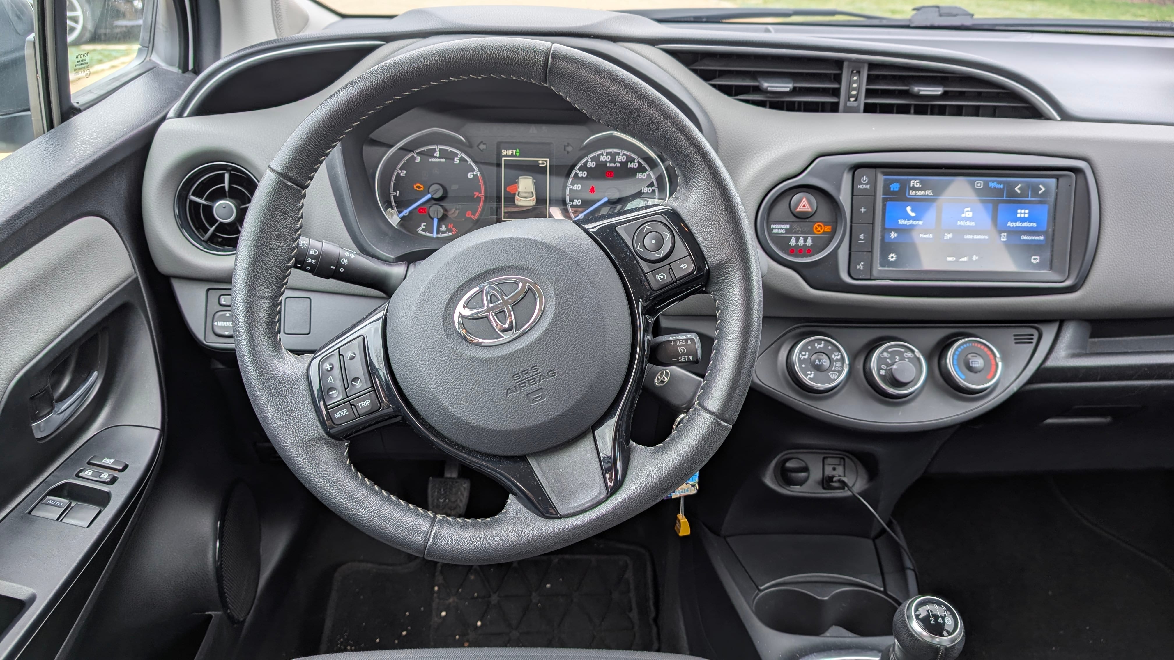 Toyota Yaris avec Android Auto