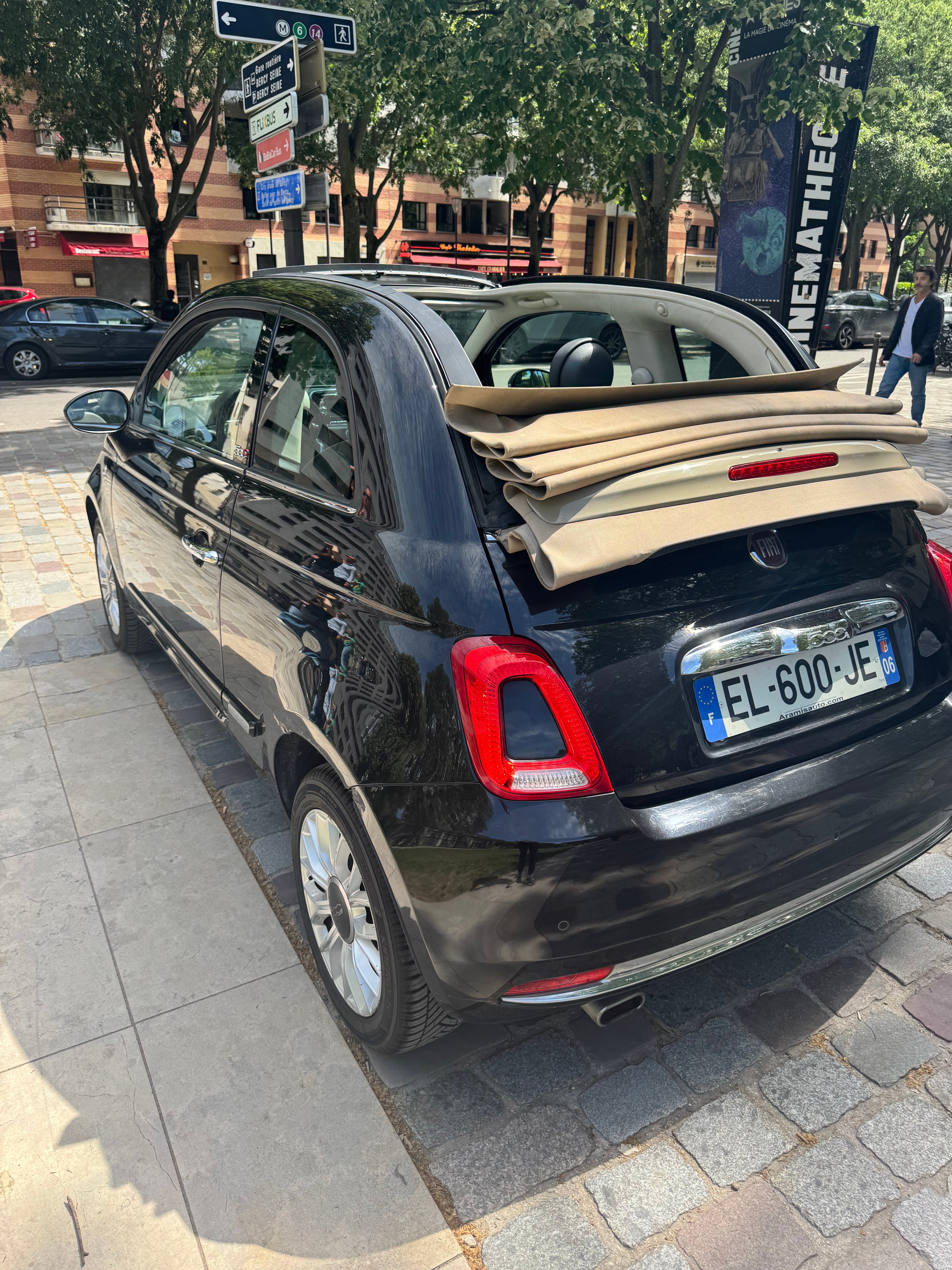 Fiat 500 C avec Port USB