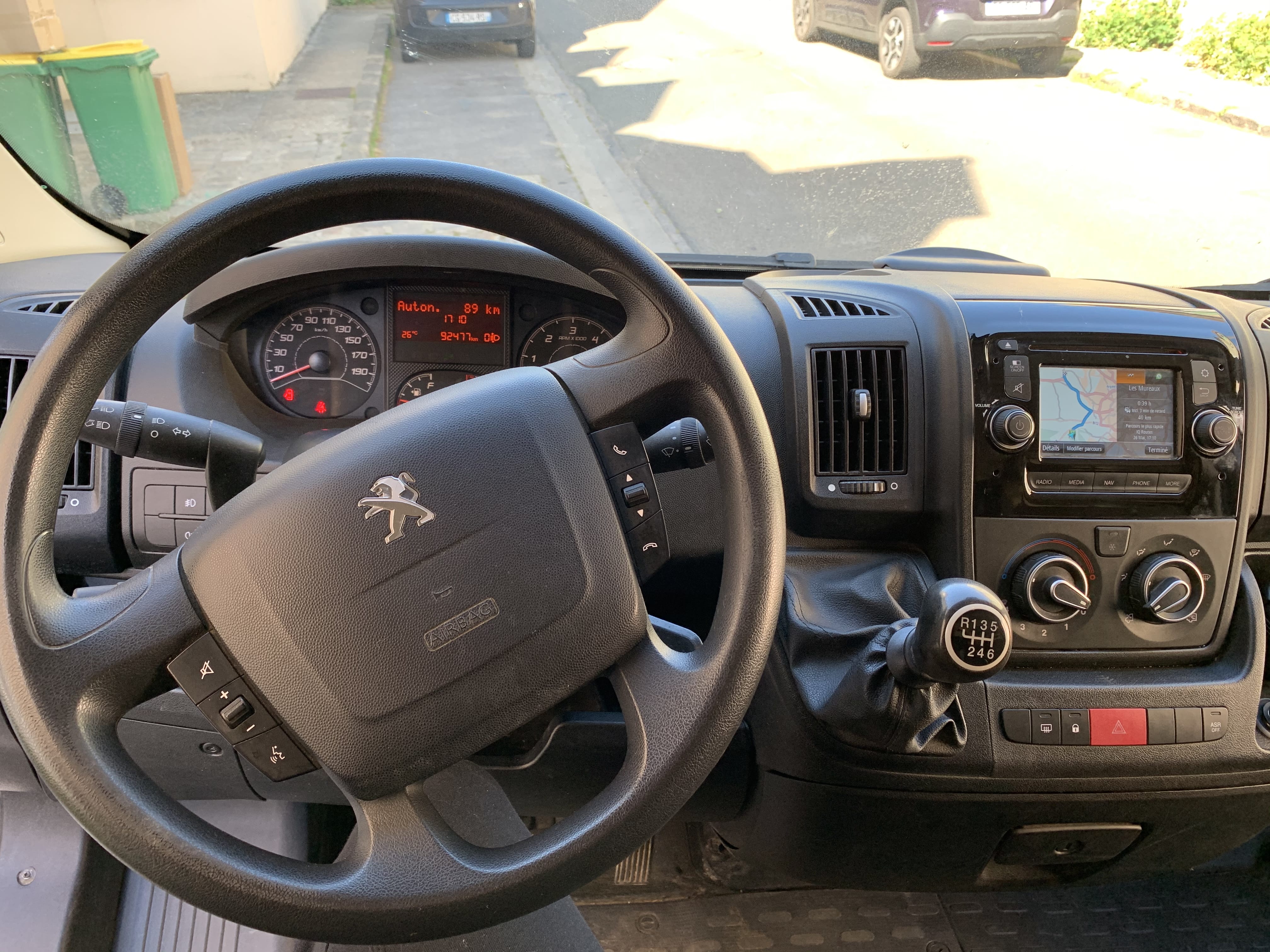 Peugeot Boxer avec GPS