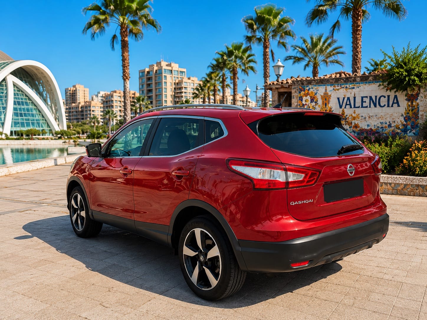 Nissan Qashqai mit Klimaanlage
