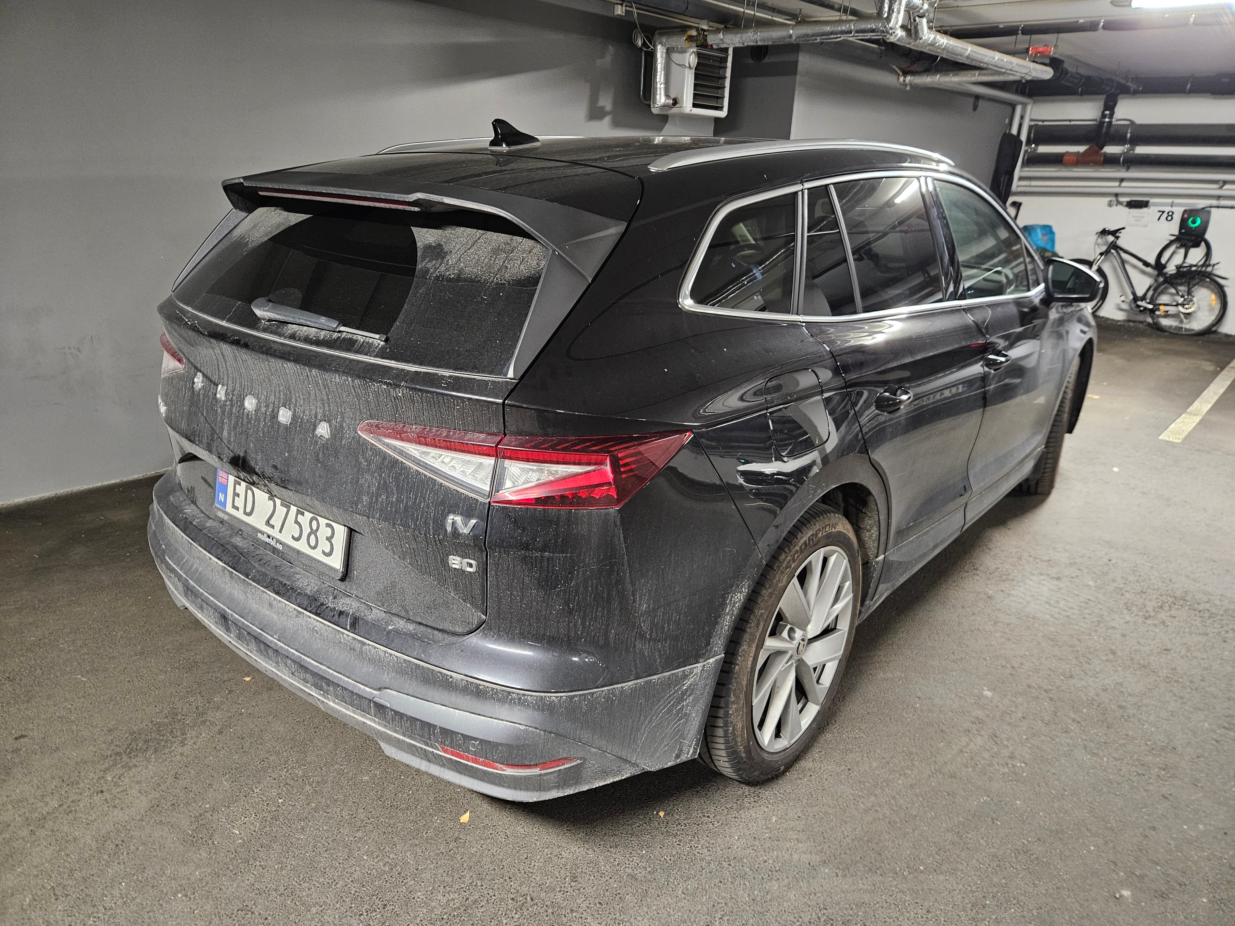 Skoda Enyaq 80 med Ryggekamera