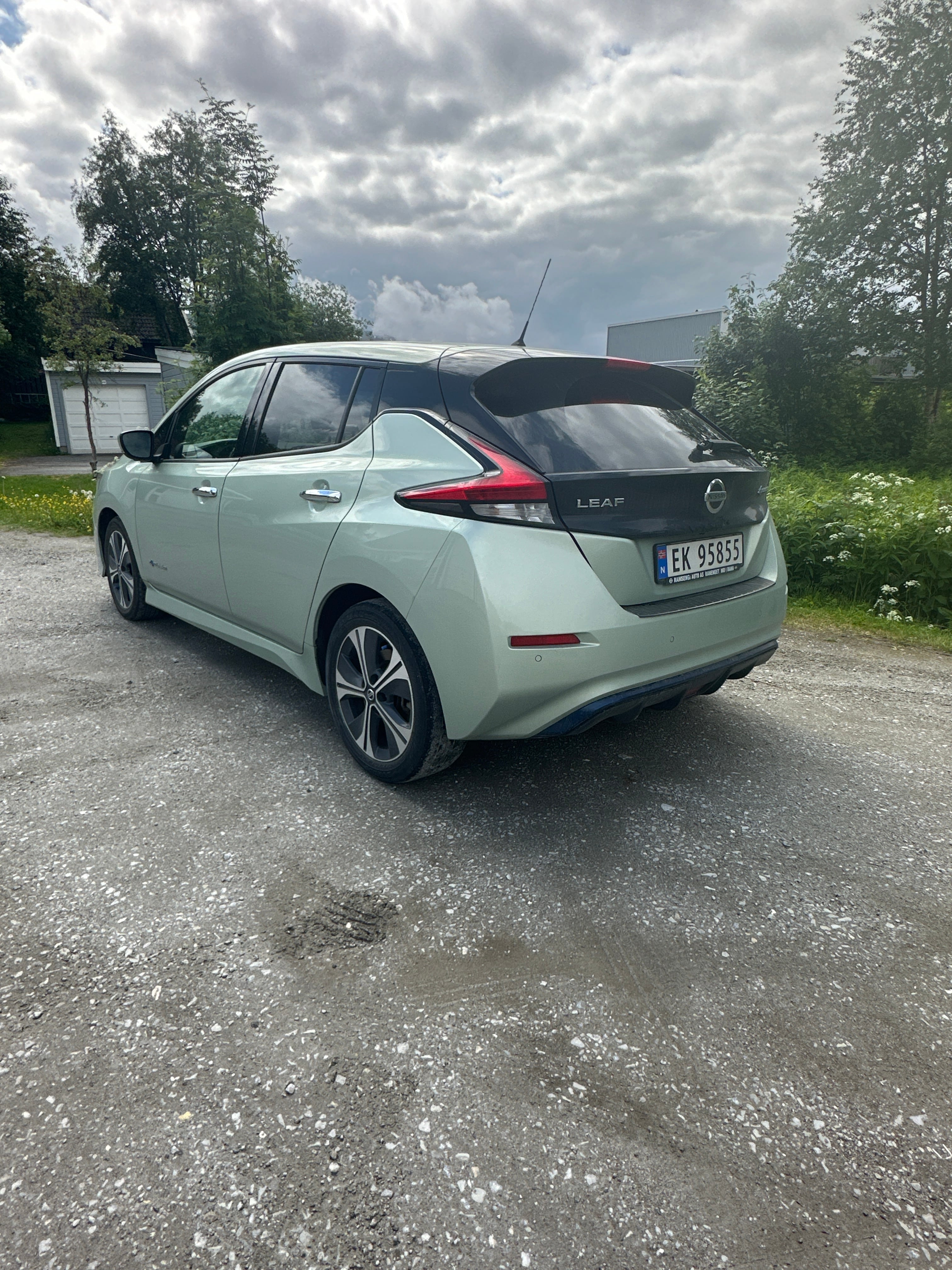Nissan Leaf med GPS