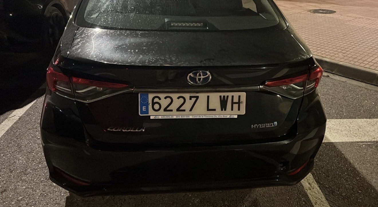 Toyota Corolla met GPS