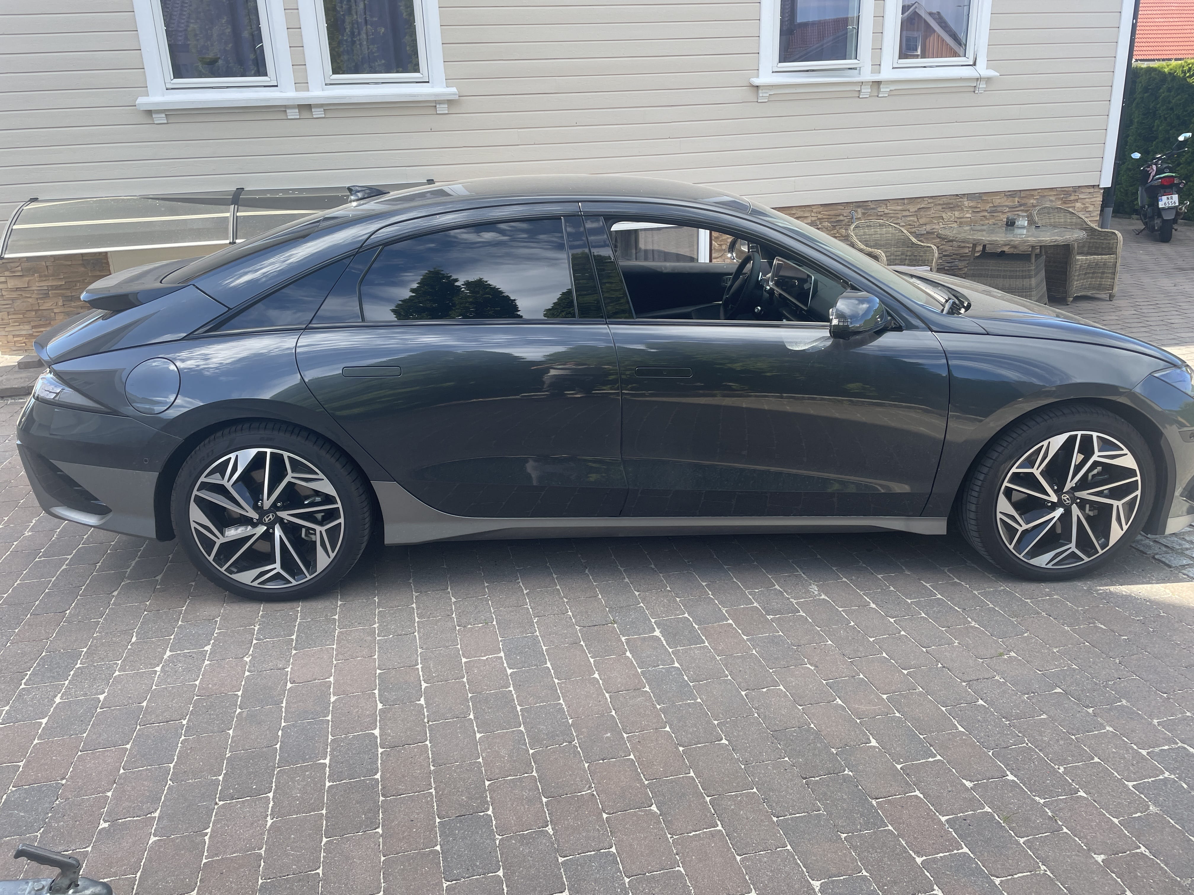 Hyundai Ioniq 6 med Aircondition