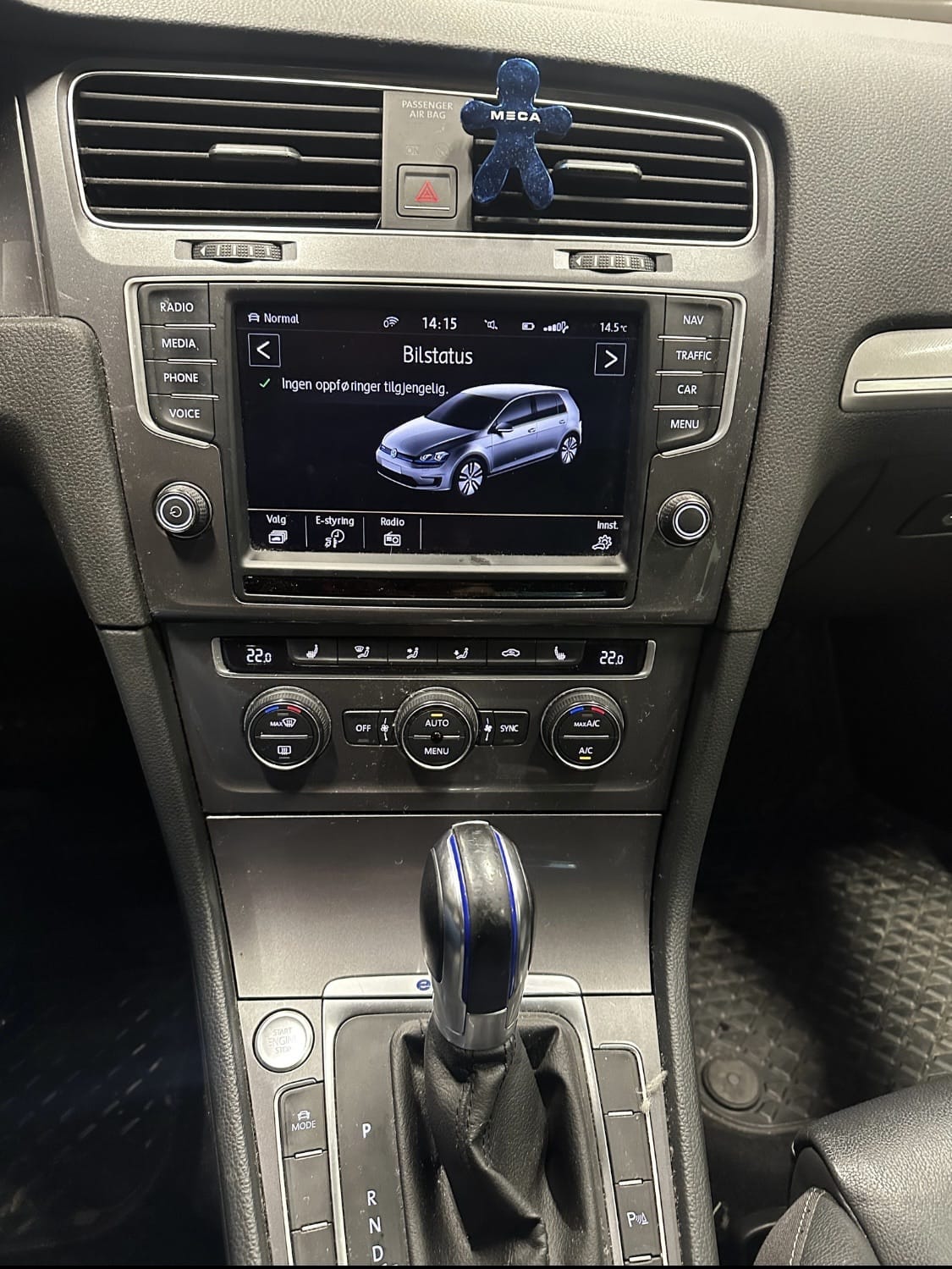 Volkswagen e-Golf med Bluetooth audio