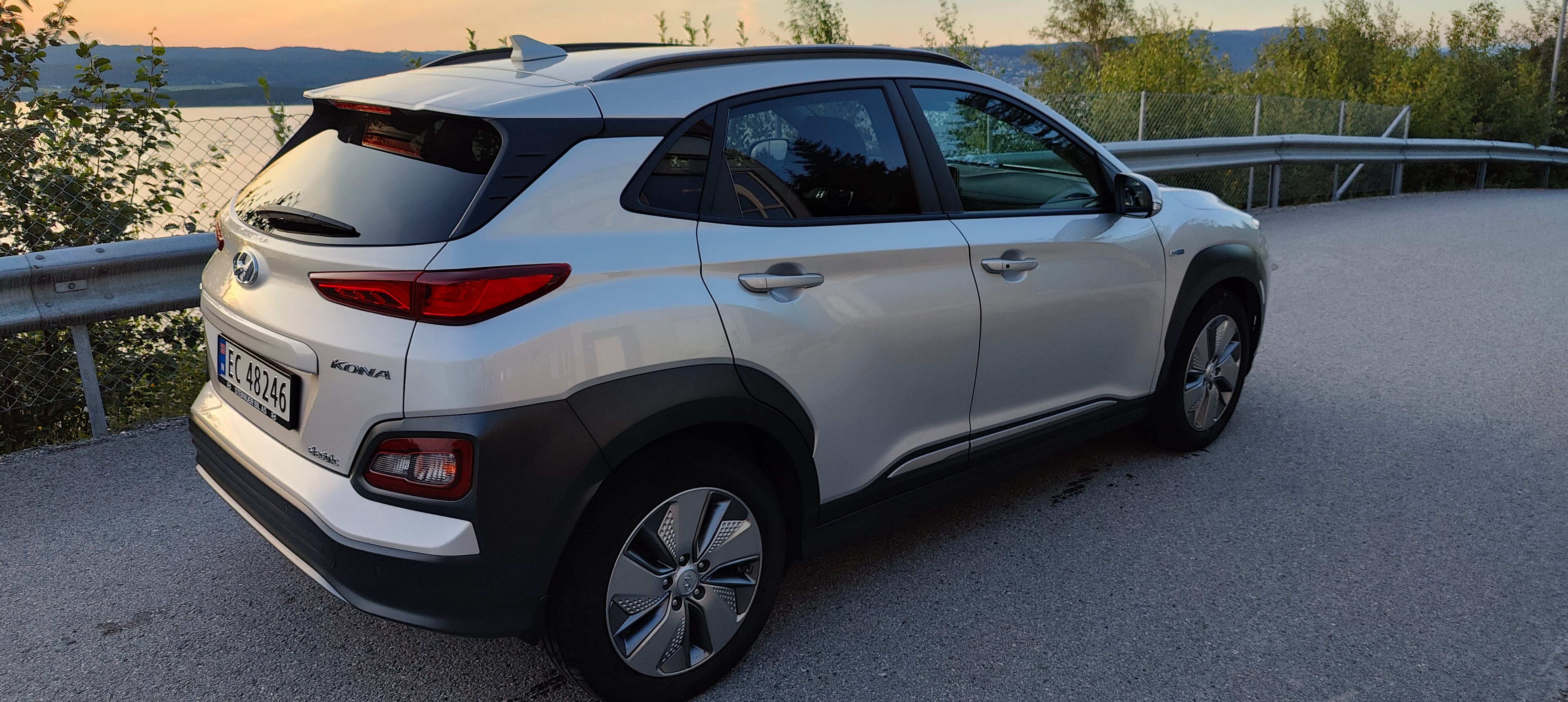Hyundai Kona Electric med GPS
