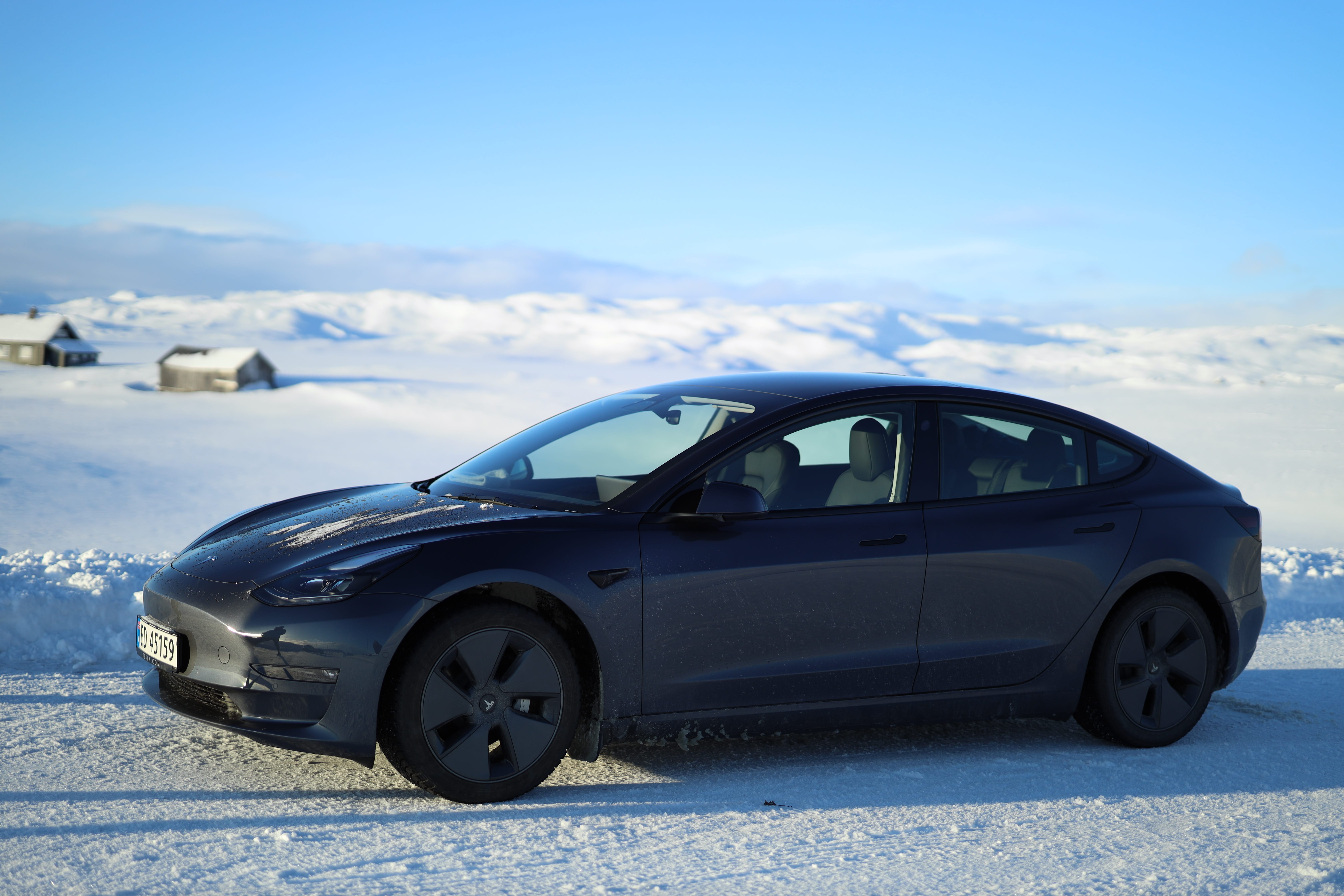 Tesla Model 3 med Aircondition